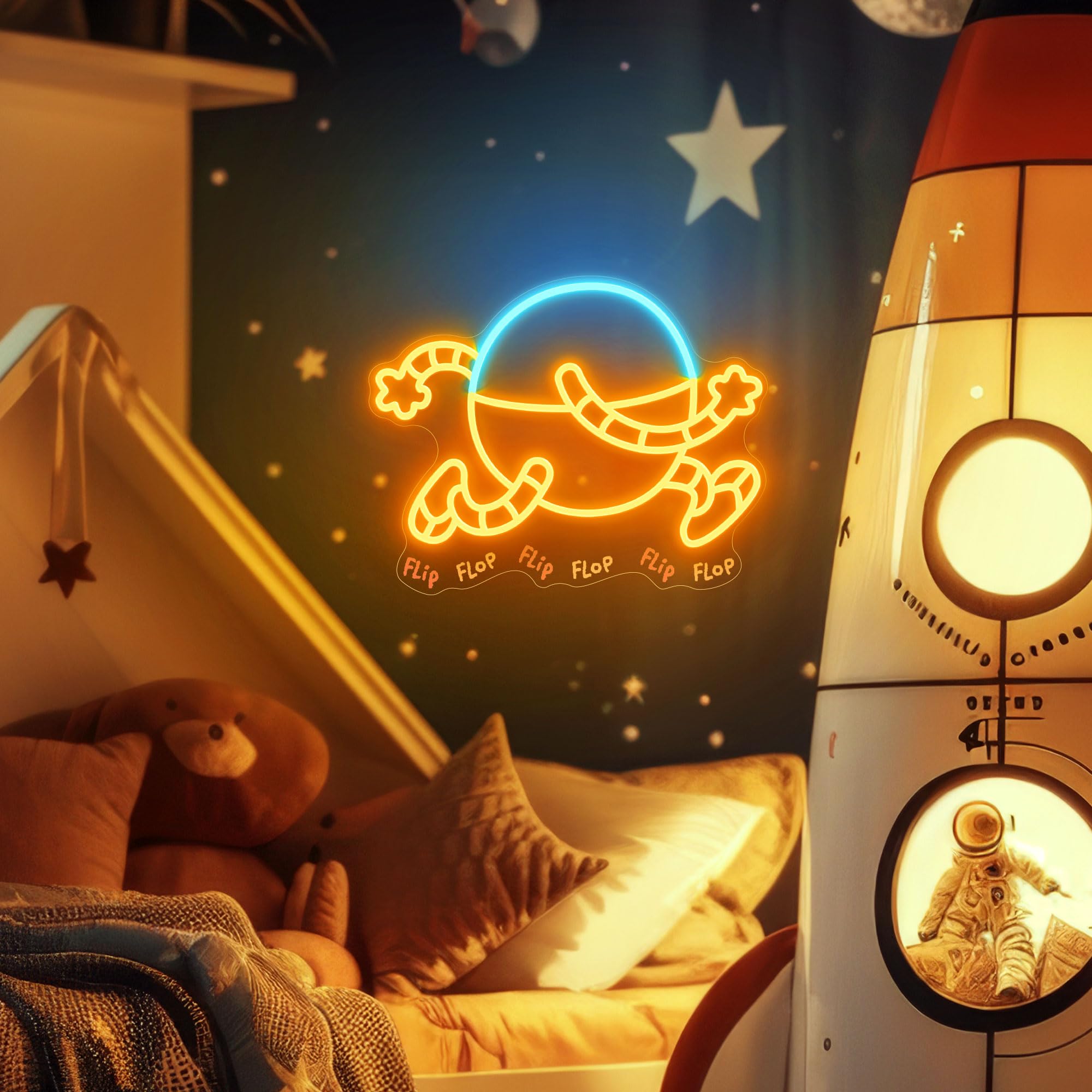 WMAT Dog Man LED Wall Sign, 80-HD Neon Light, Medium Polycarbonate Decor for Kids' Room, Game Room, Perfect Gift