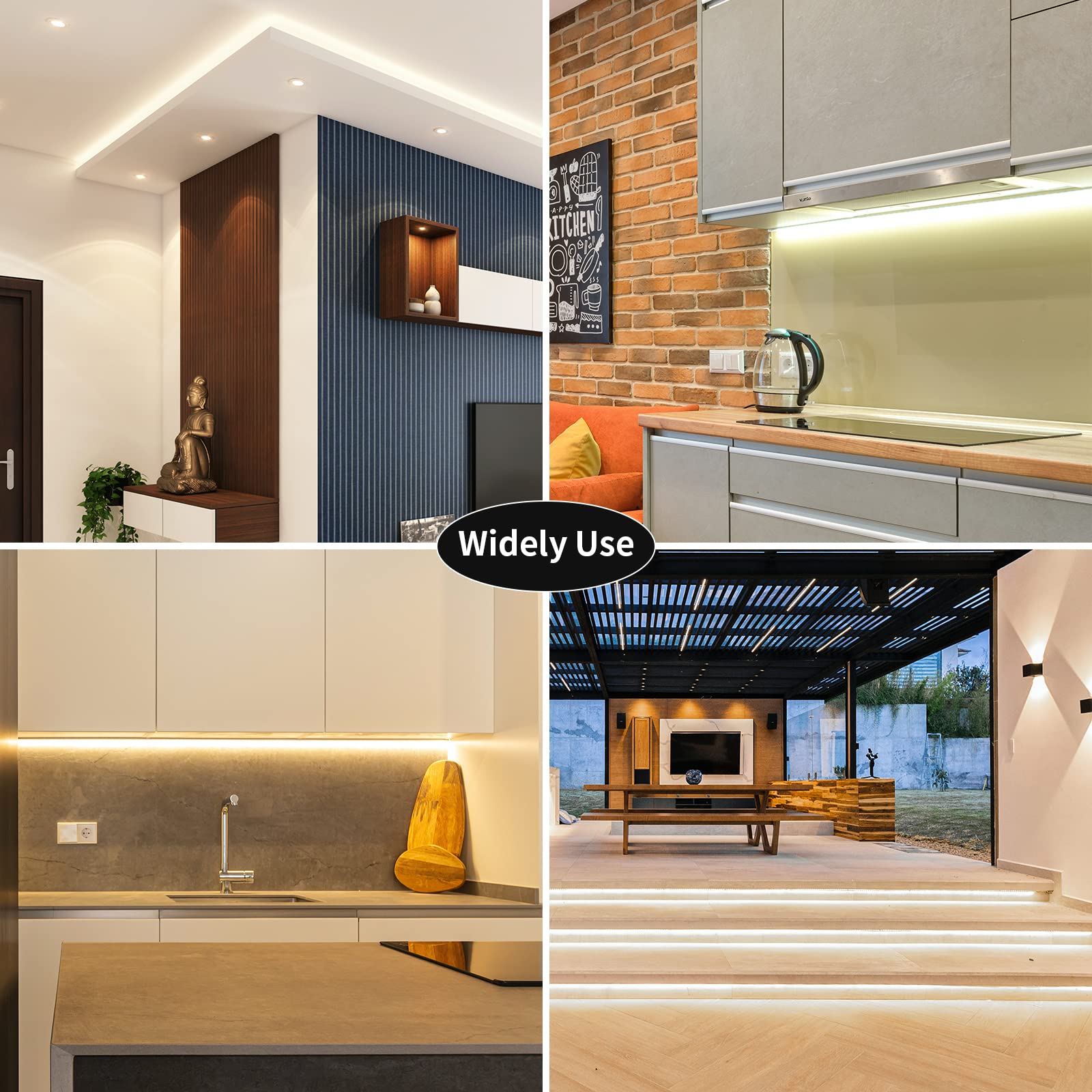 Pautix 9.84Ft Cob Led Strip Light, Dimmable 2700K-6500K, Super Bright For