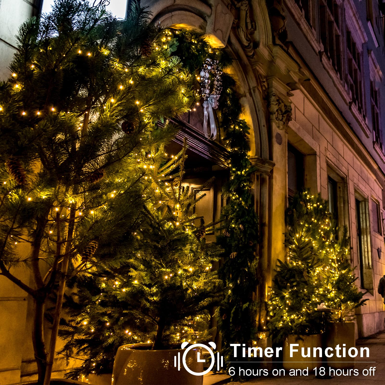 Zaiyw 2 Pack Color Changing Christmas Lights Battery Powered, 23Ft 70 Led Mini String Lights With Remote, Warm White Multicolor