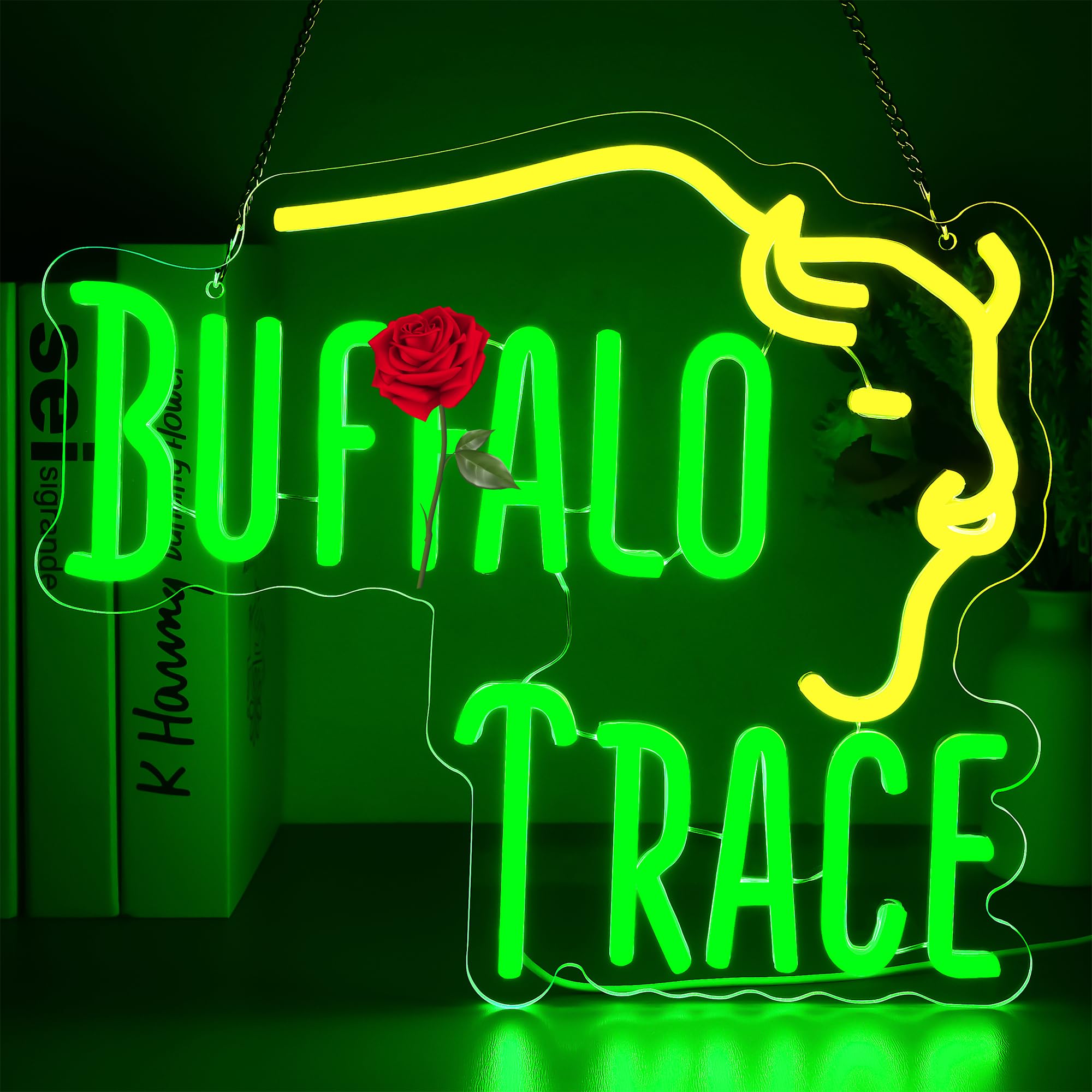 Whisky Neon Sign For Wall Decor Whisky Neon Light For Man Cave Dimmible Led Light Up Sign For Bar Pub Restaurant Office Birthday Fathers Day Gift For Men Art Size13.3 * 14.1In(P062)