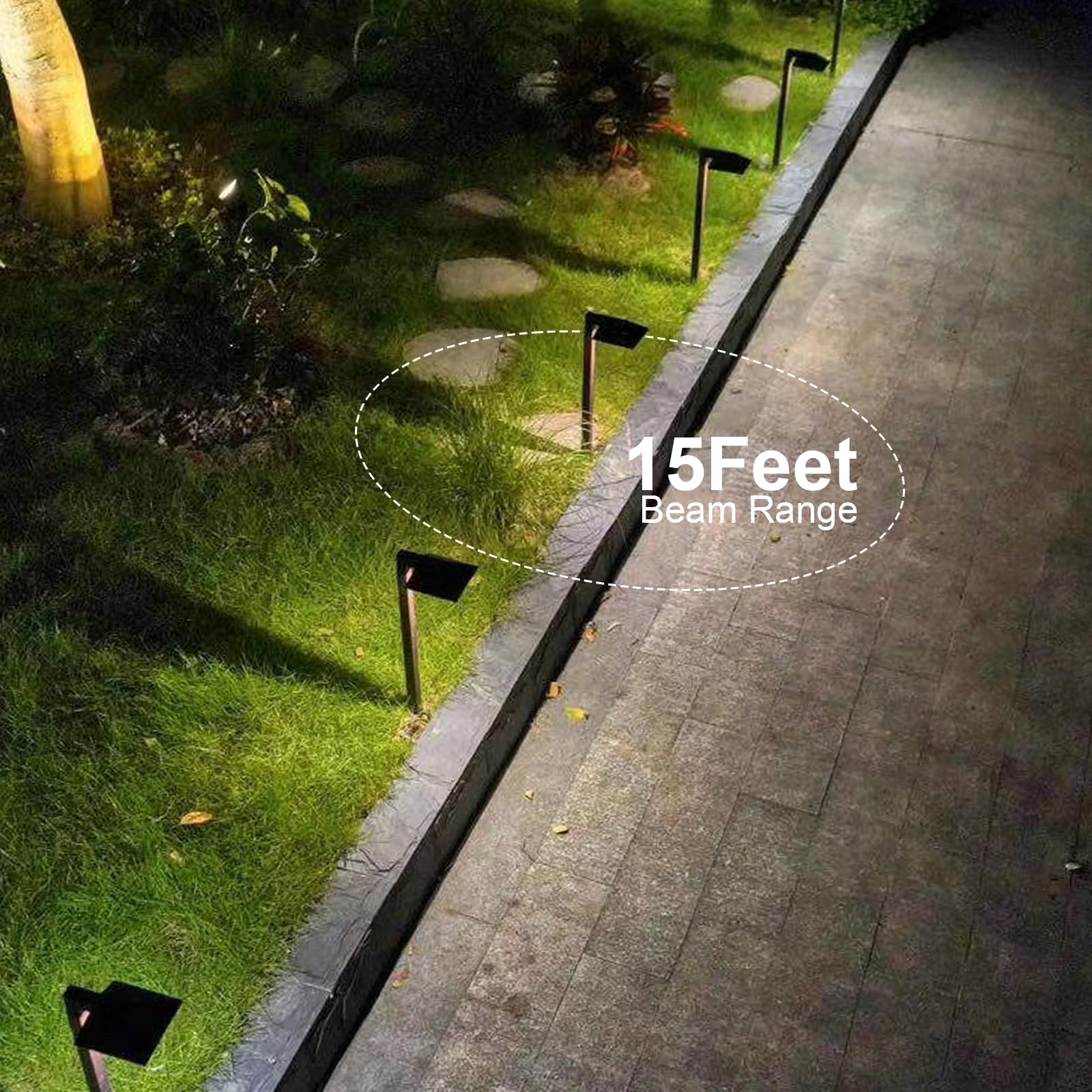 Goodsmann Low Voltage Landscape Path Lights 0.6W Led Sidewalk Landscape Lighting 22 Lumen Outdoor Electric Walkway & Pathway Lig