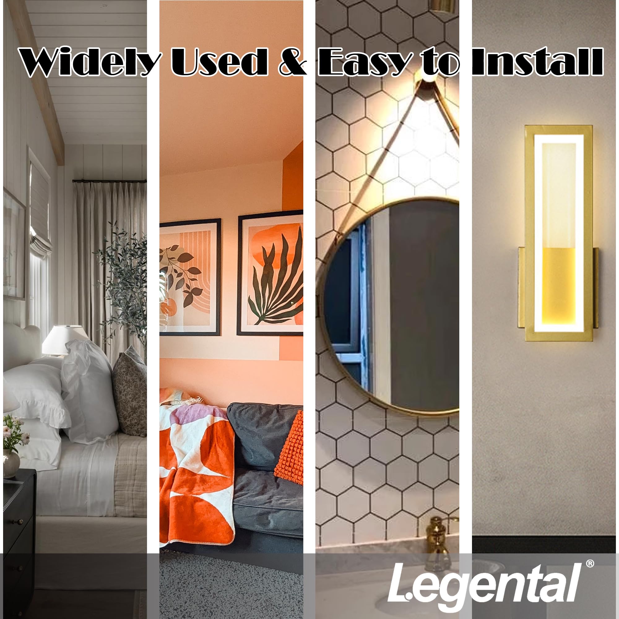 Legental GX23 LED Bulbs, 6W (13W CFL Equivalent), 2-Pin PL, Warm White 3000K, 2 Pack, UL Listed, Plastic