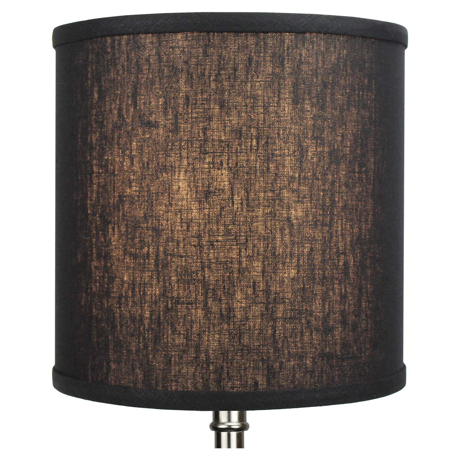 Fenchelshades.Com 10'' Top Diameter X 10'' Bottom Diameter 10'' Height Fabric Drum Lampshade Spider Attachment (Designer Linen B