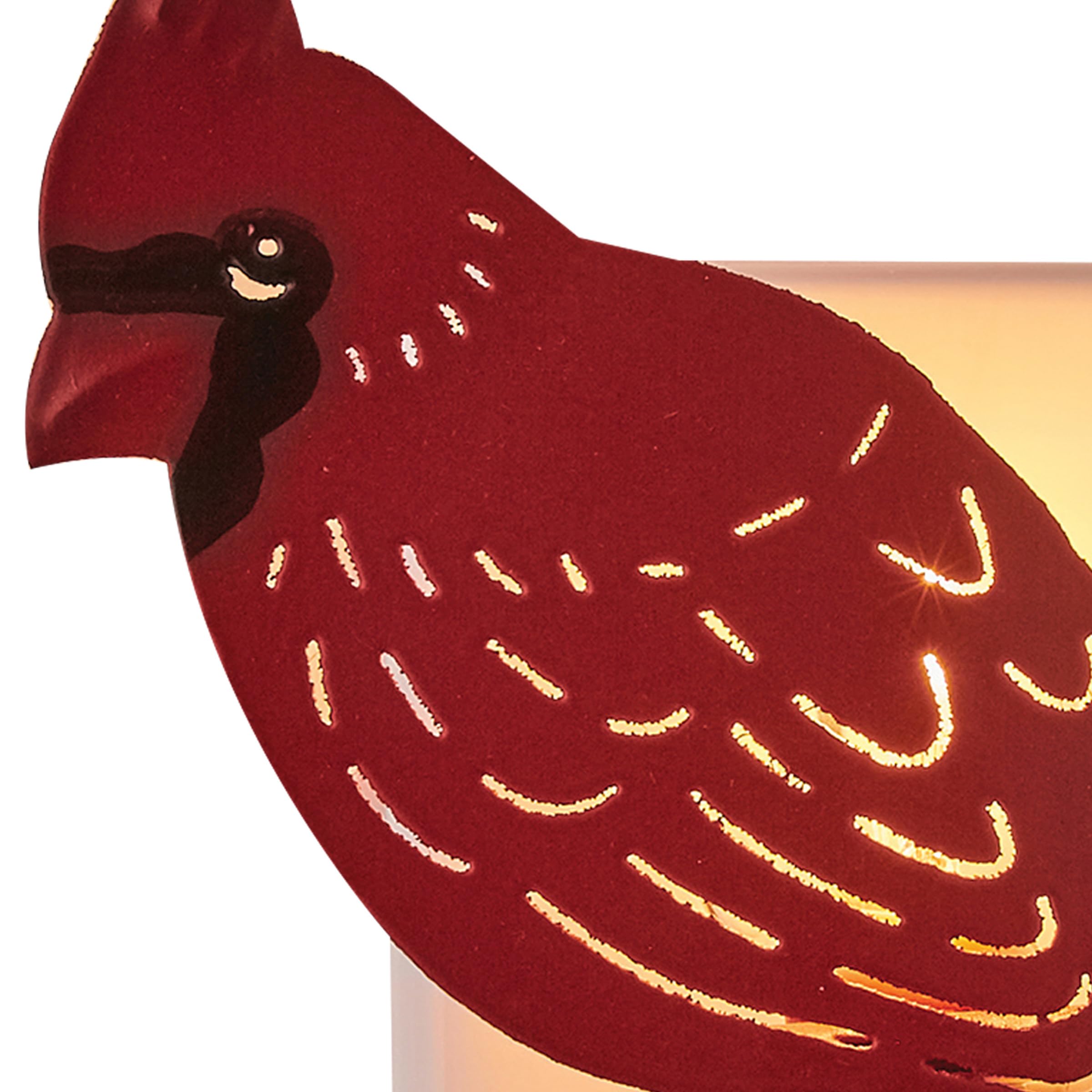 Park Designs Cardinal Night Light, 6.5in H x 3in W x 0.25in D, Resin, Model 25-064