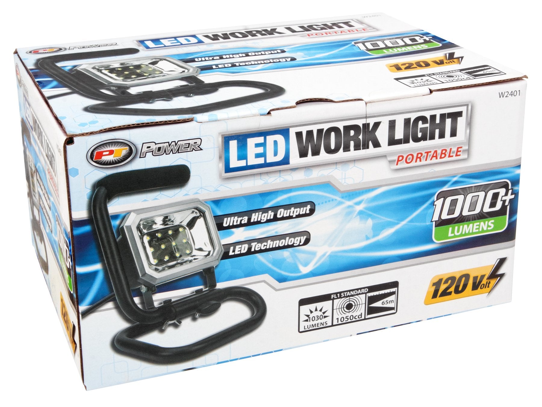 Performance Tool W2401 120V, 1,000 Lumens Portable Led Work Light