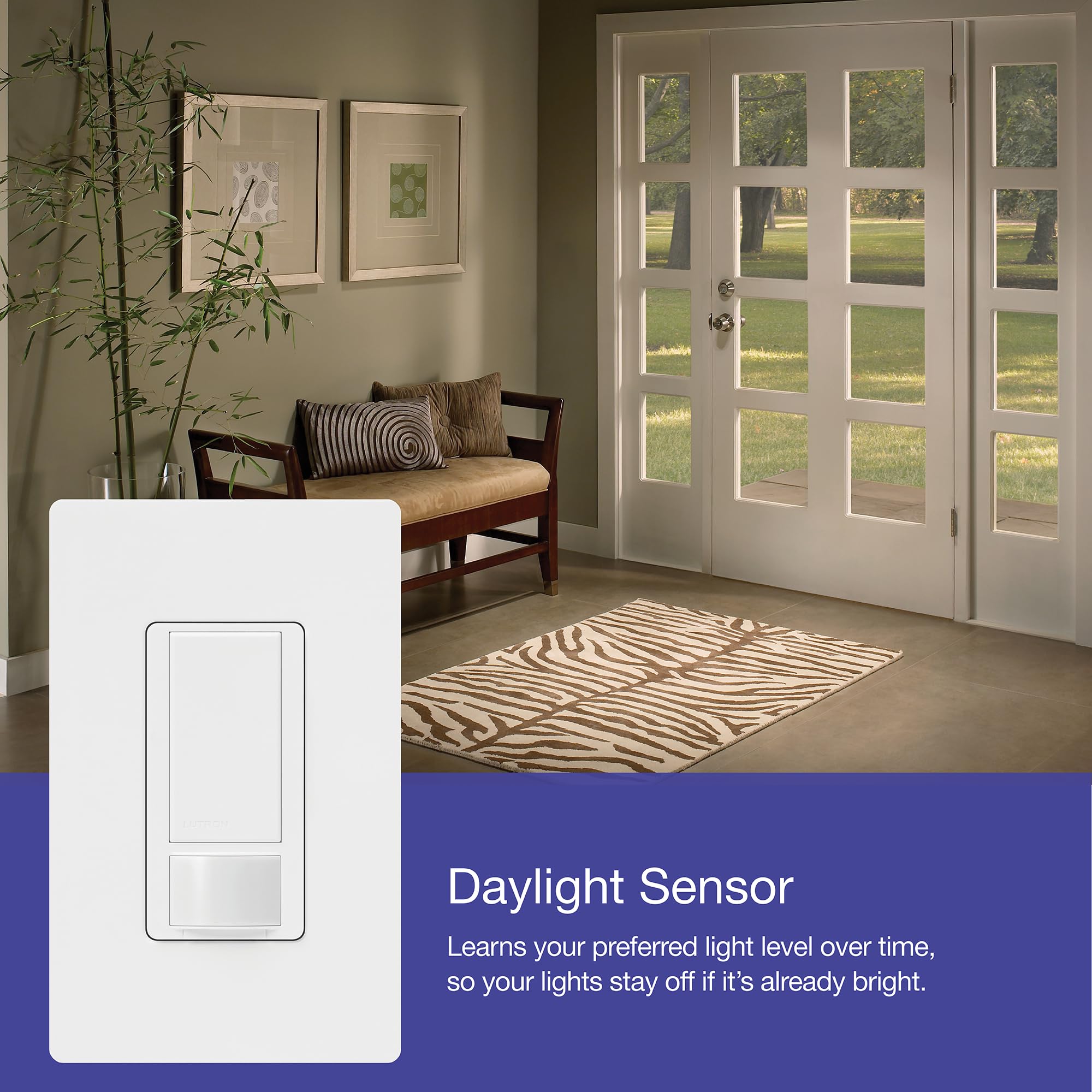Lutron Maestro Led+ Motion Sensor/Dimmer Switch | 150W Led | Single Pole/Multi-Location | Mscl-Op153M-Tp | Taupe