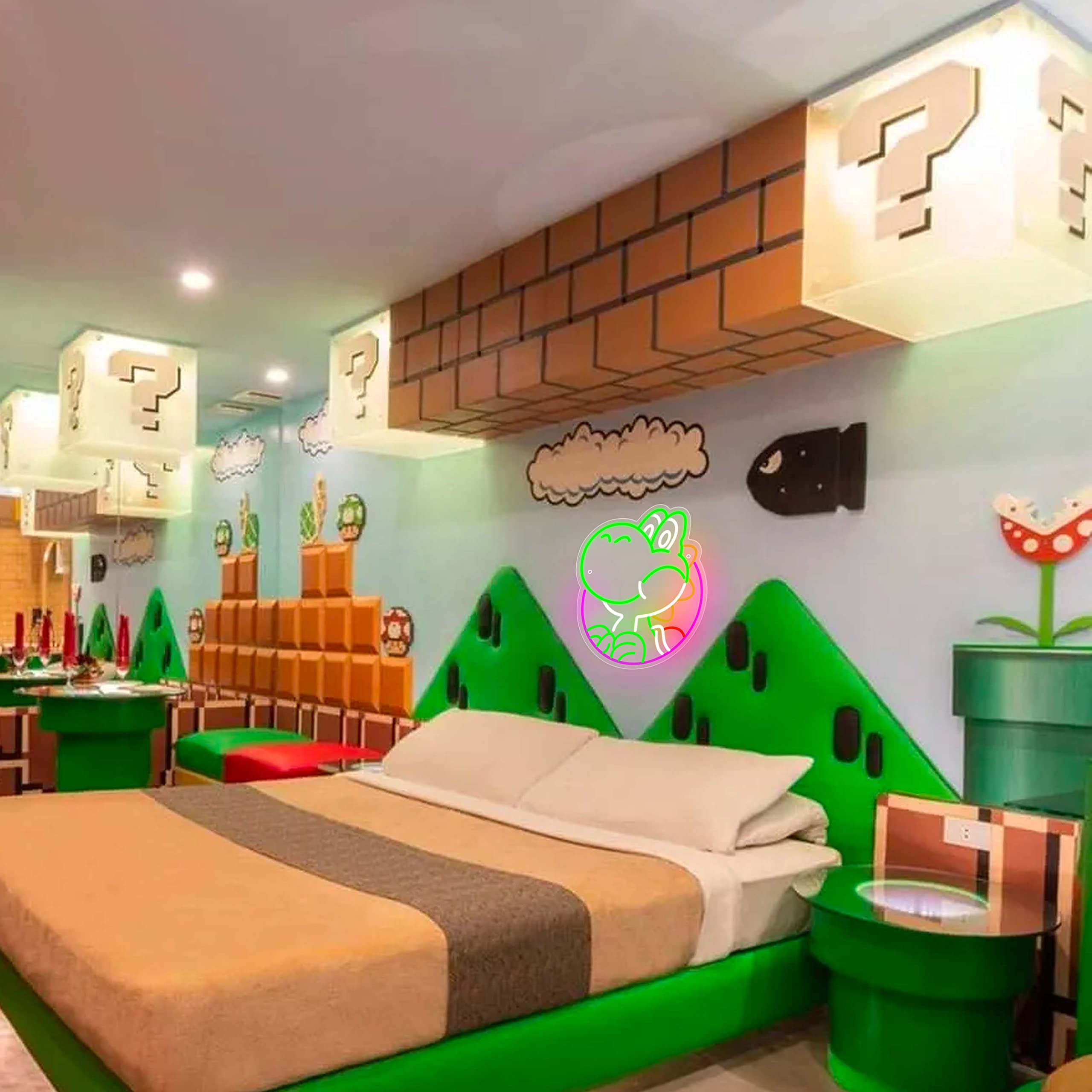 Josebru Dimmable Anime Neon Sign - Dinosaurs Led Wall Light For Kids Bedroom, Game Room Decor