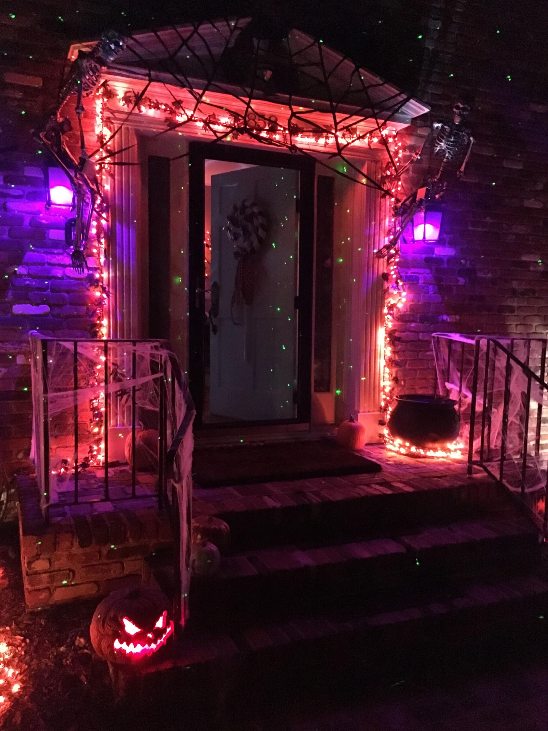 Hompavo Led Flame Light Bulbs - 4 Modes, E26/E27, Halloween & Christmas Decor, Purple, 4 Pack