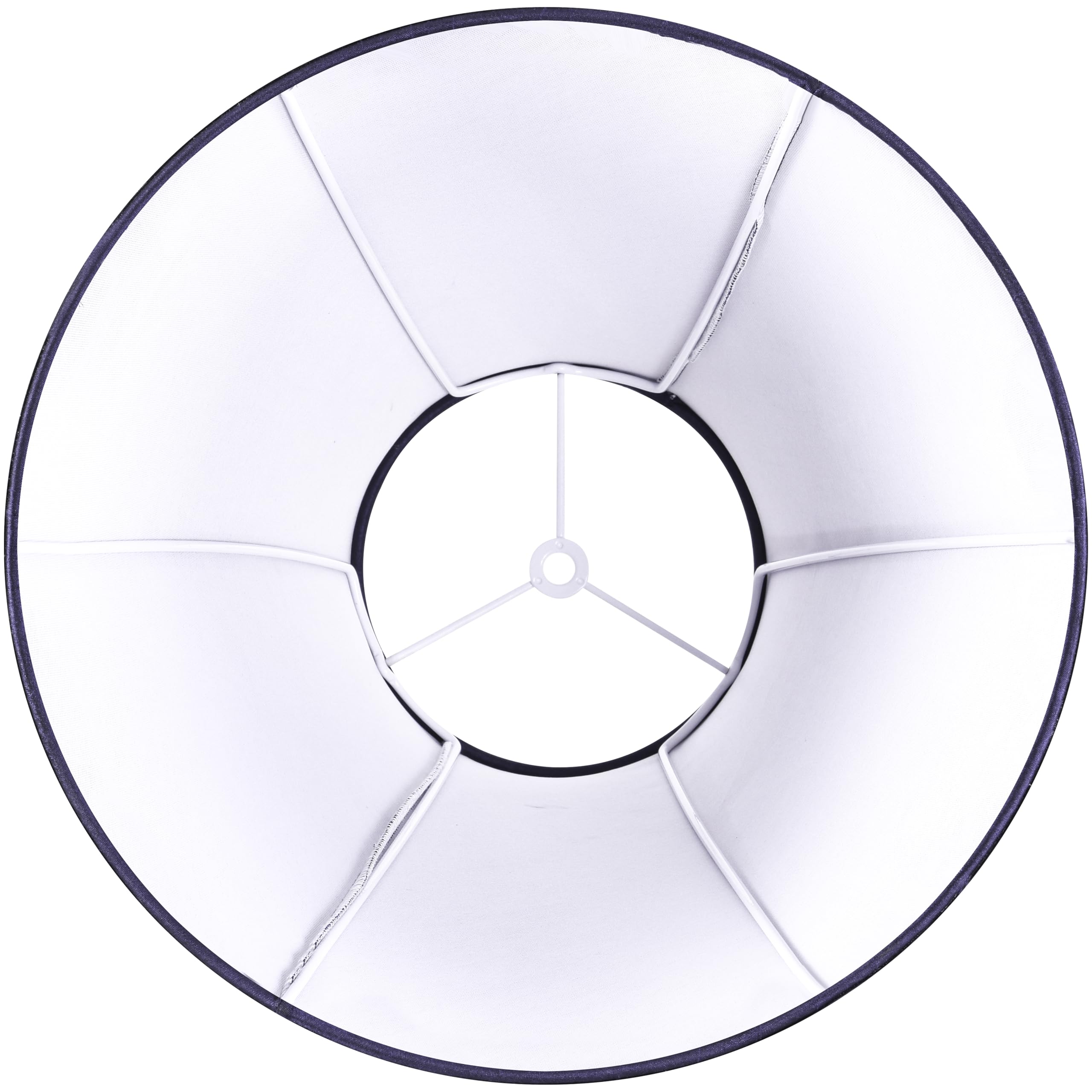 Go&So Blue Bell Lamp Shades 6'' Top X 13'' Bottom X 10.6'' High(Spider) Medium Lamp Shade, Traditional Fabric Lamp Shade For Tab