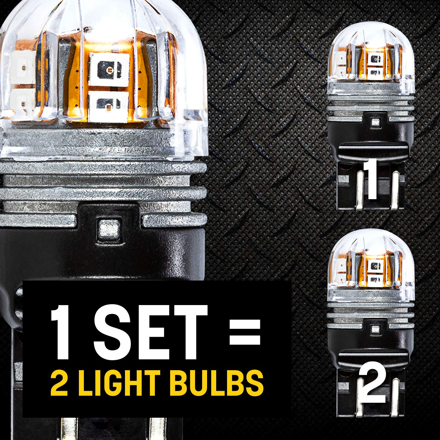 Pilot Automotive IL-3157-15RBK Flashing Brake Light Bulb (2pc / Red), 1 Pack