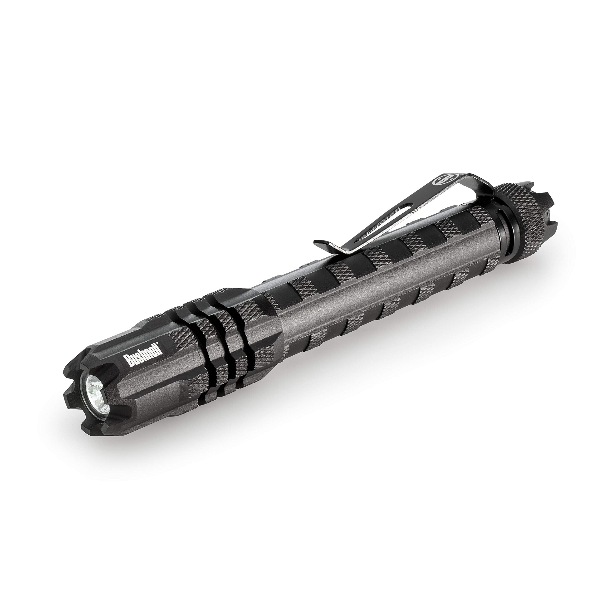 Bushnell Pro 125L Black Aluminum Flashlight - High-Performance Led For Outdoor Use