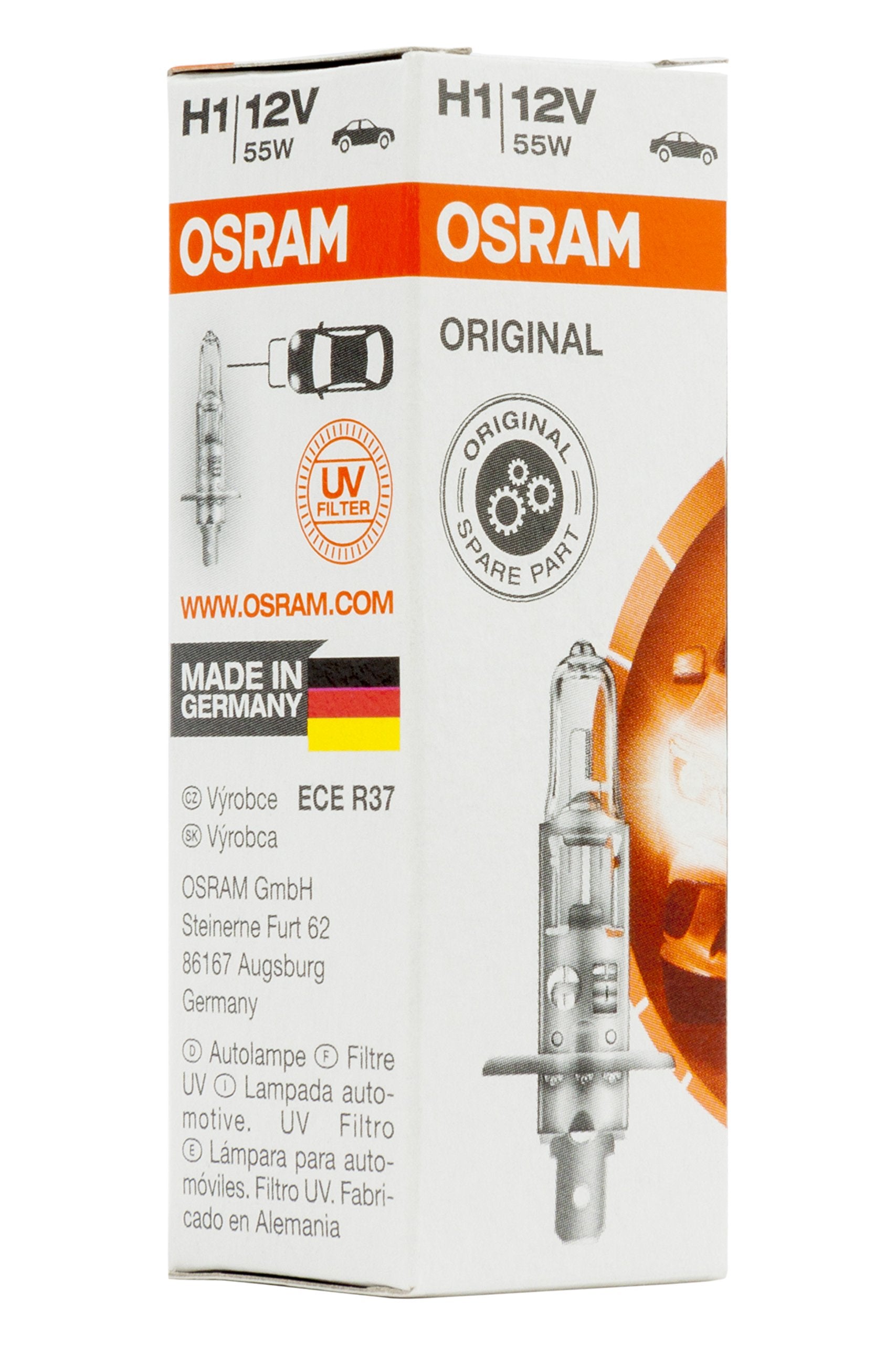 Sylvania - H1 Basic - High Performance Halogen Bulb, 31393 (1 Pack)