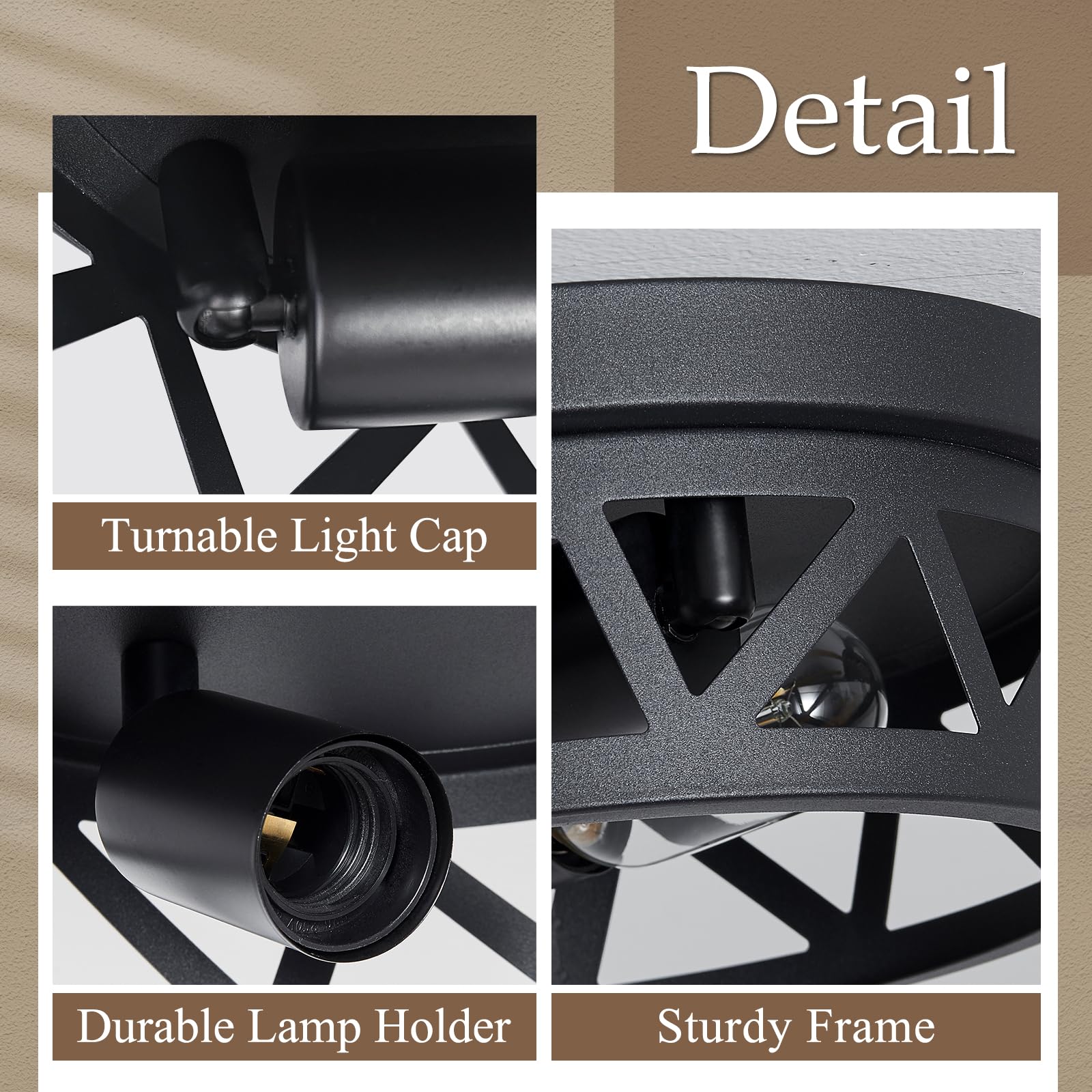 Dpxekq Black Flush Mount Ceiling Light Fixture,2-Light Hallway Light Fixtures Ceiling,Light Fixtures Ceiling Mount For Hall,Kitchen,Farmhouse (2 Pack)