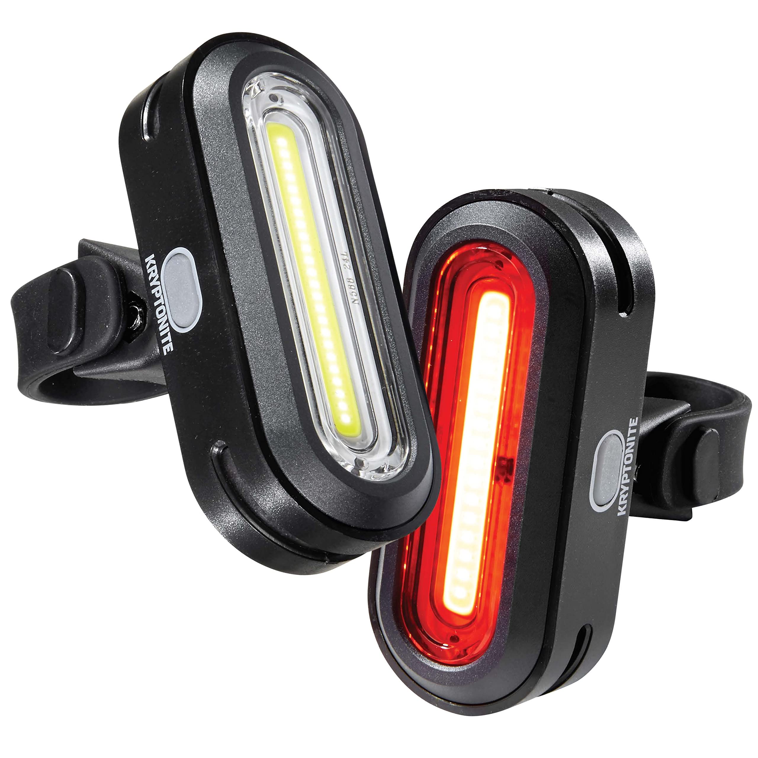 Kryptonite Avenue F-150 Front LED COB & Avenue R-75 Rear LED COB Bicycle Indicator Lights