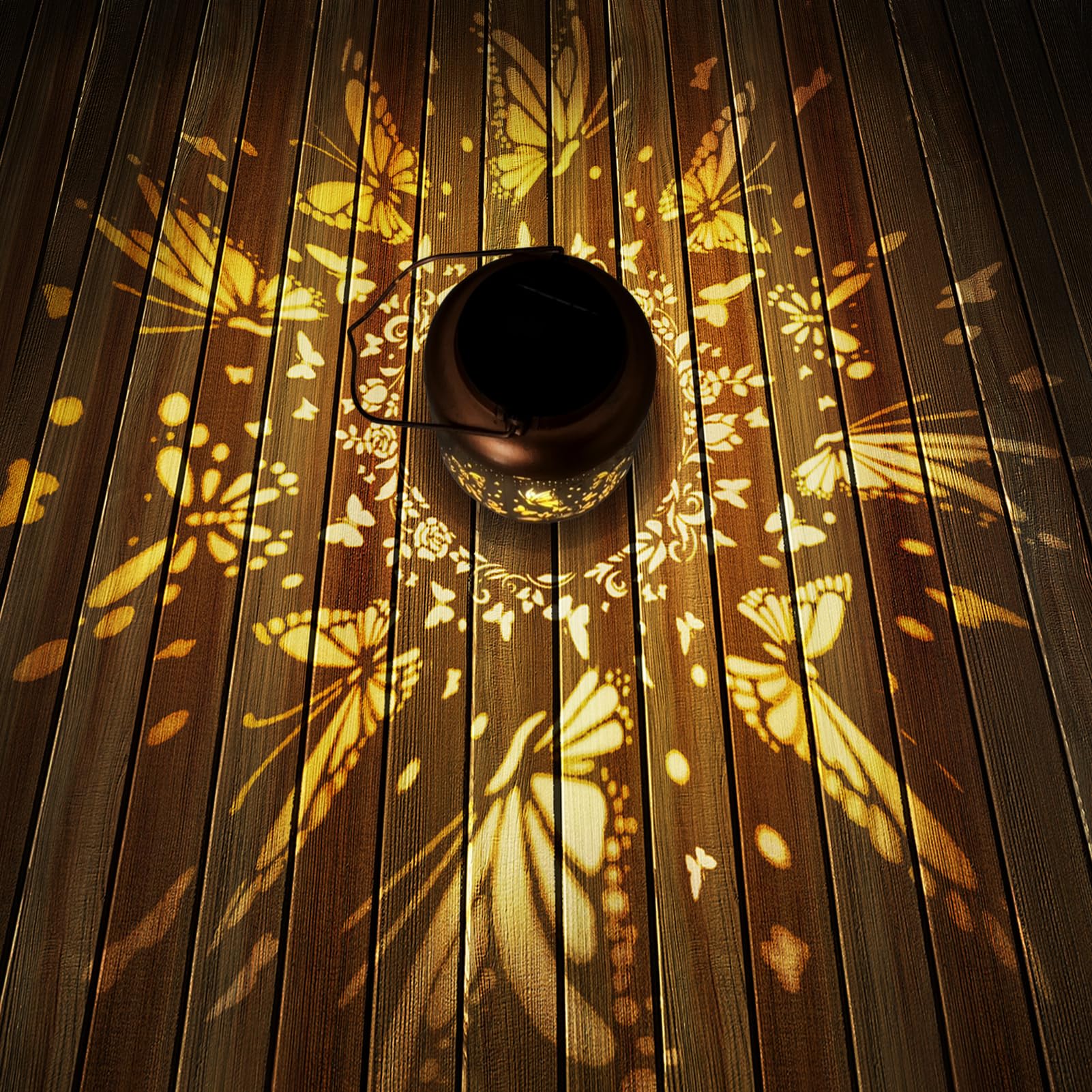 Solar Lantern Solar Lights Outdoor Waterproof Gifts For Women Mom Grandma Butterfly Christmas Decorations Outside Garden Decor H