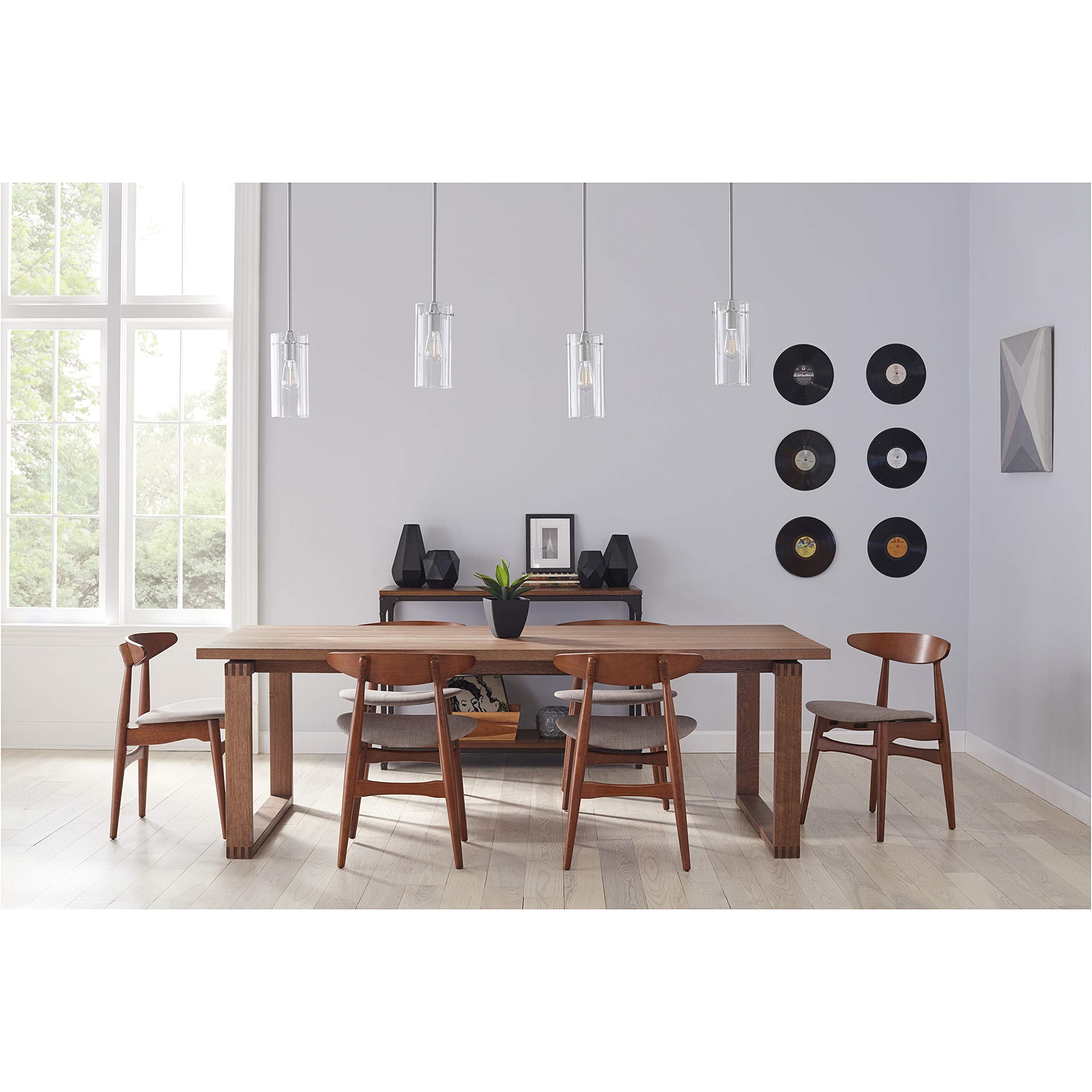 Chrome Pendant Lights Kitchen Island - Large Clear Glass Pendant Light Fixture