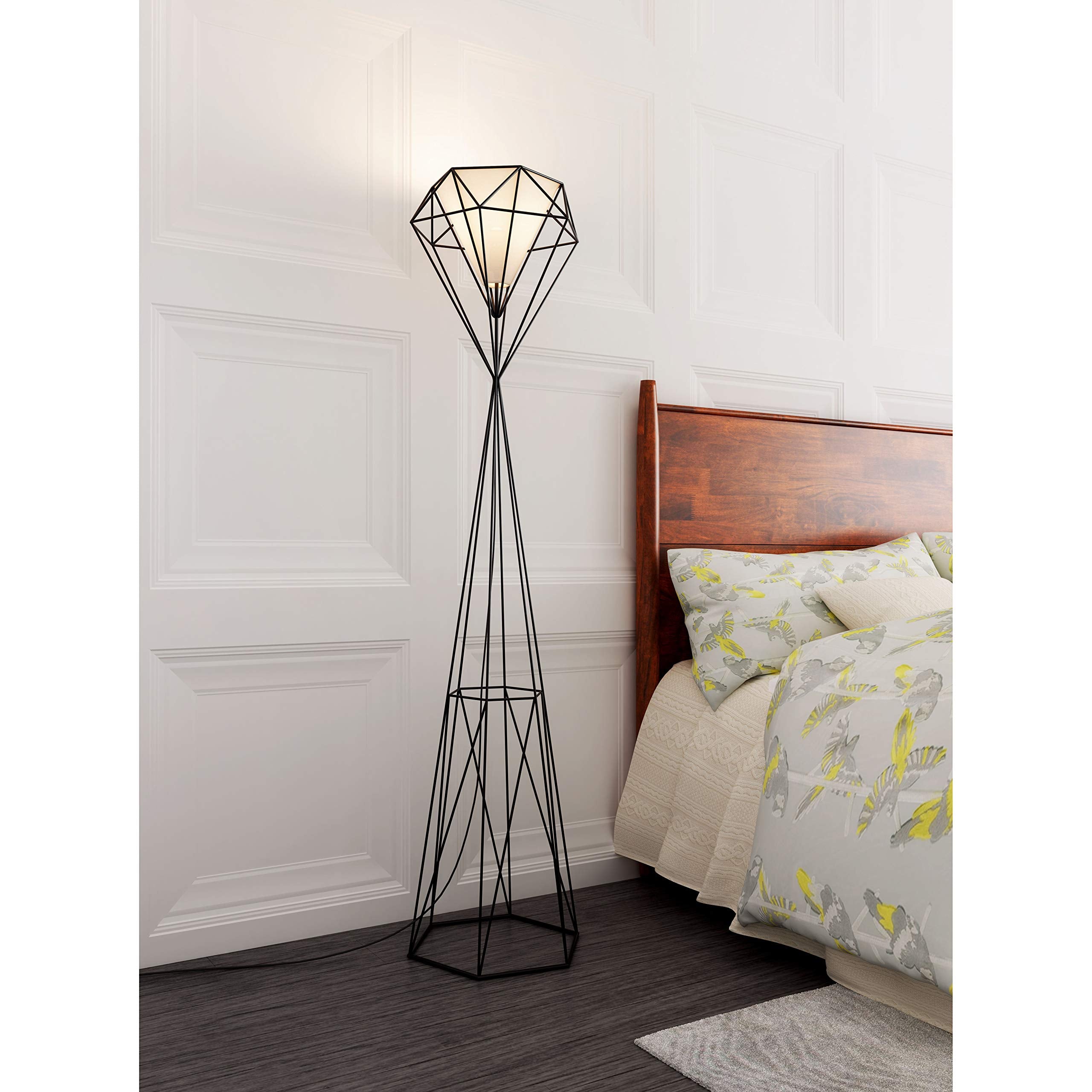 Zuo Delancey Black Floor Lamp - Modern Steel Design For Home Décor