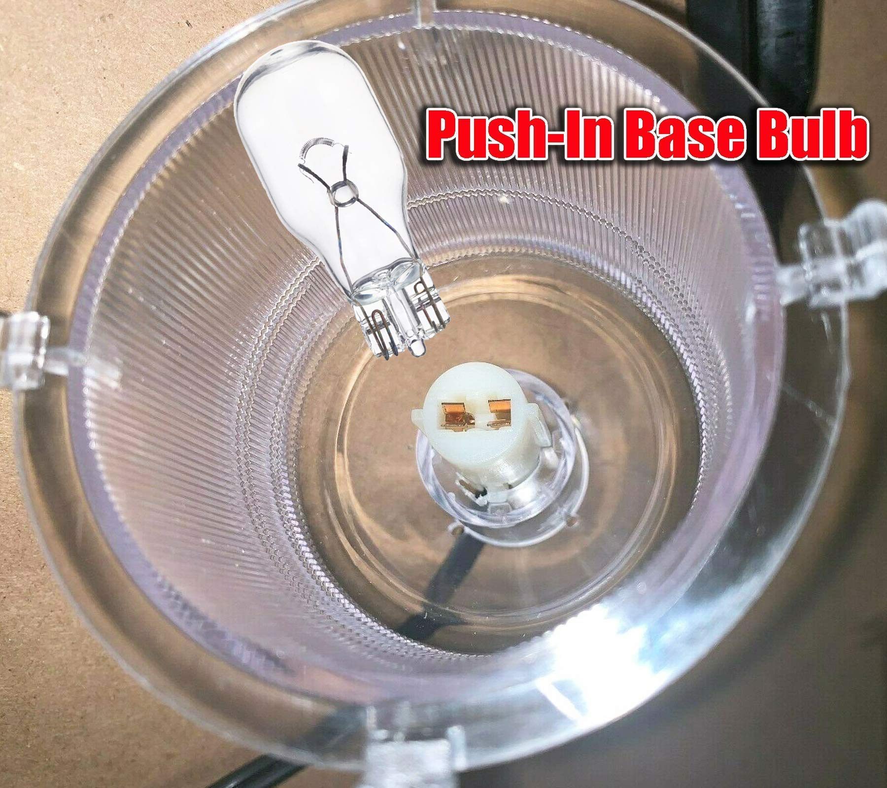 Diximus - Landscape Light Bulbs,Low Voltage Light Bulbs, T5 Malibu Bulbs 4W, Garden Light Bulbs 12V, Wedge Base, Landscape Bulbs 10 Pack