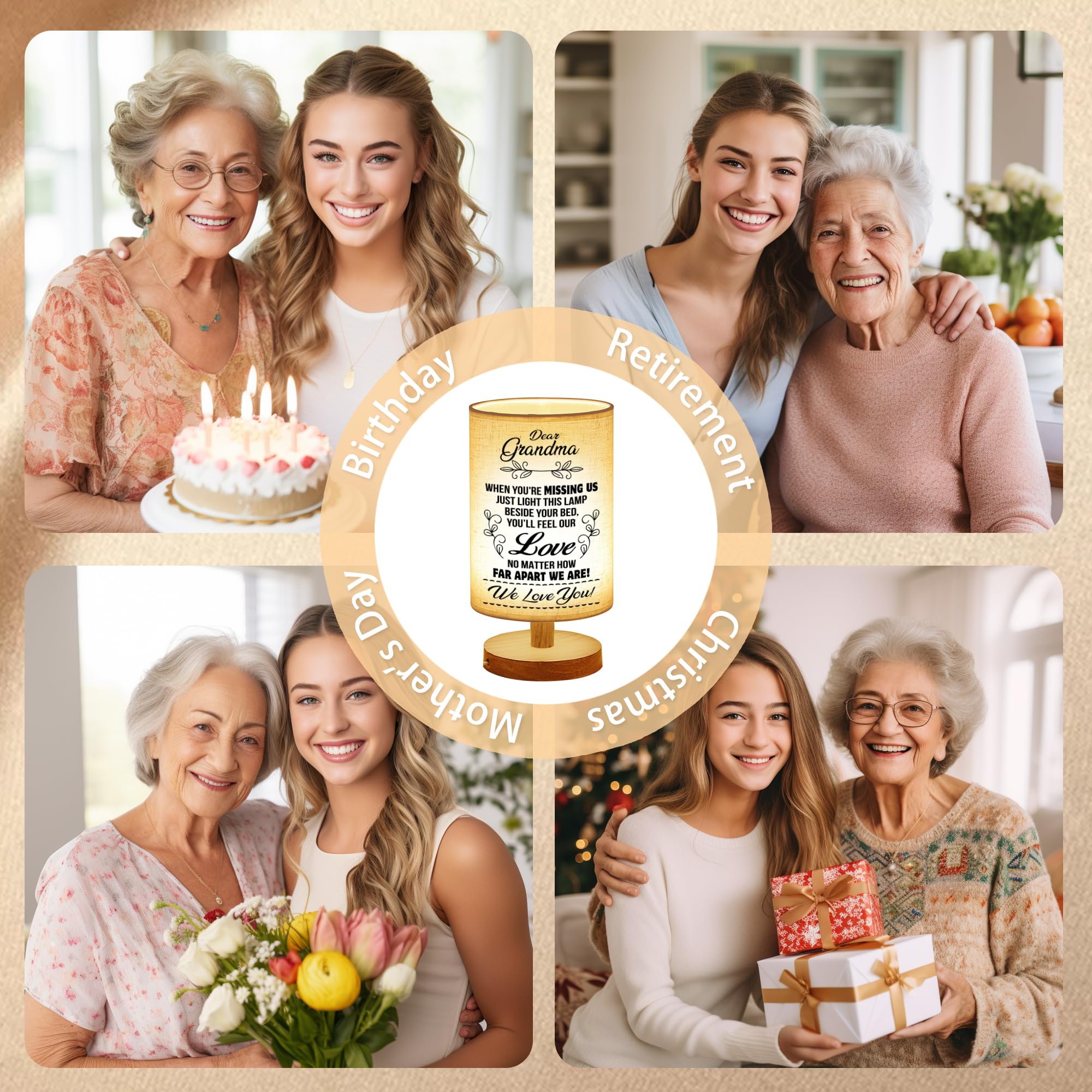 Wsyear Grandma Gifts - Best Nana Gifts Birthday Gifts For Grandma From Granddaughter Grandson, Gifts For Great Grandma Personali