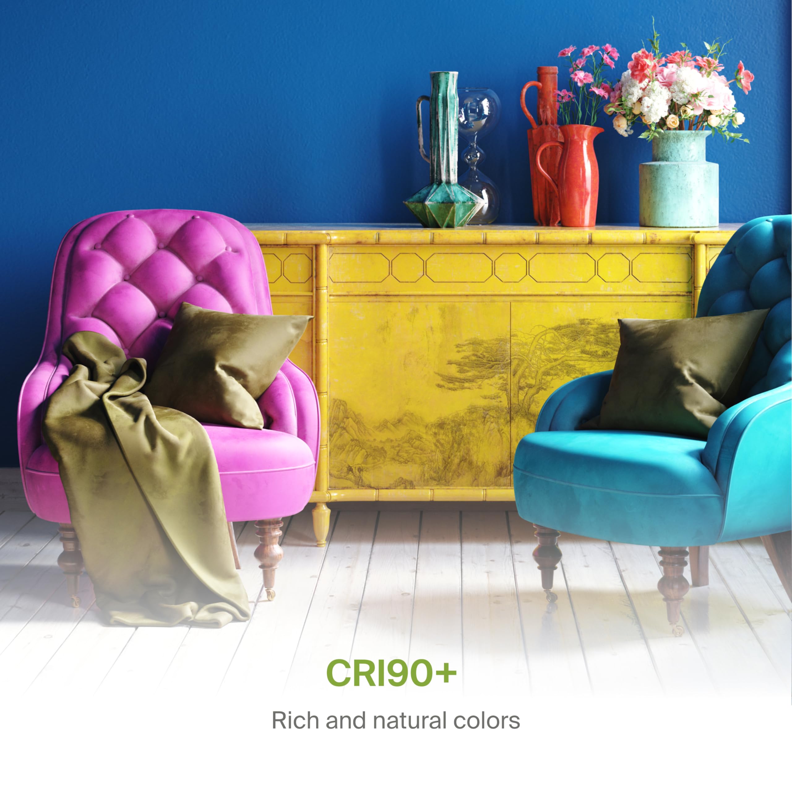 ASD LED Ceiling Light Fixture | 18in Round, 32W, Dimmable, 2 Pack | White, ETL Listed, Ultra Slim Design