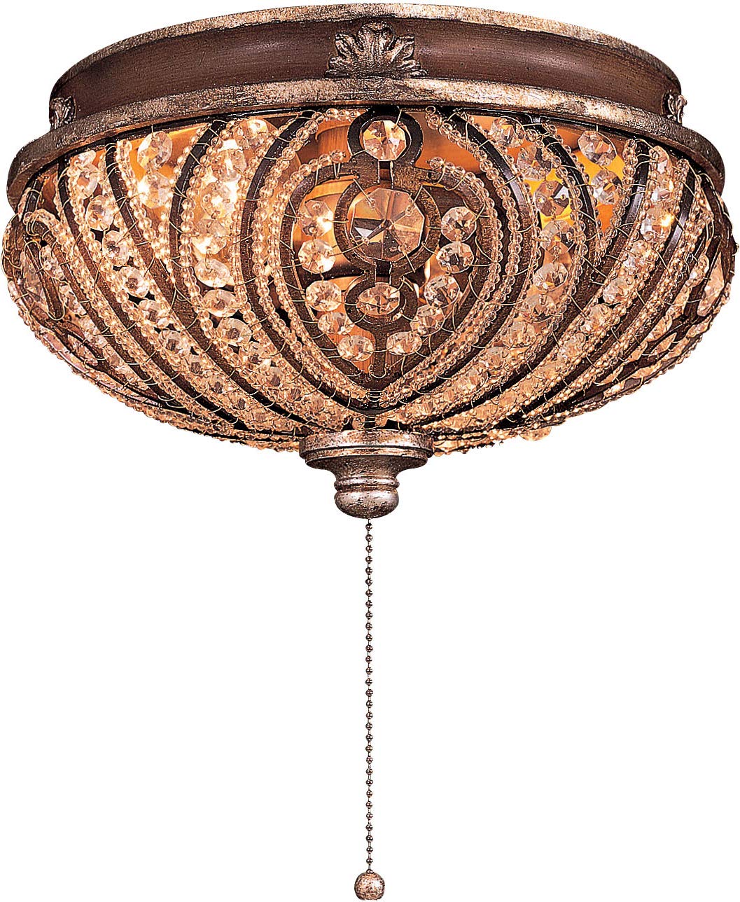 MINKA-AIRE K9500L 2-Light Kit 18 Total Watts, Belcaro Walnut