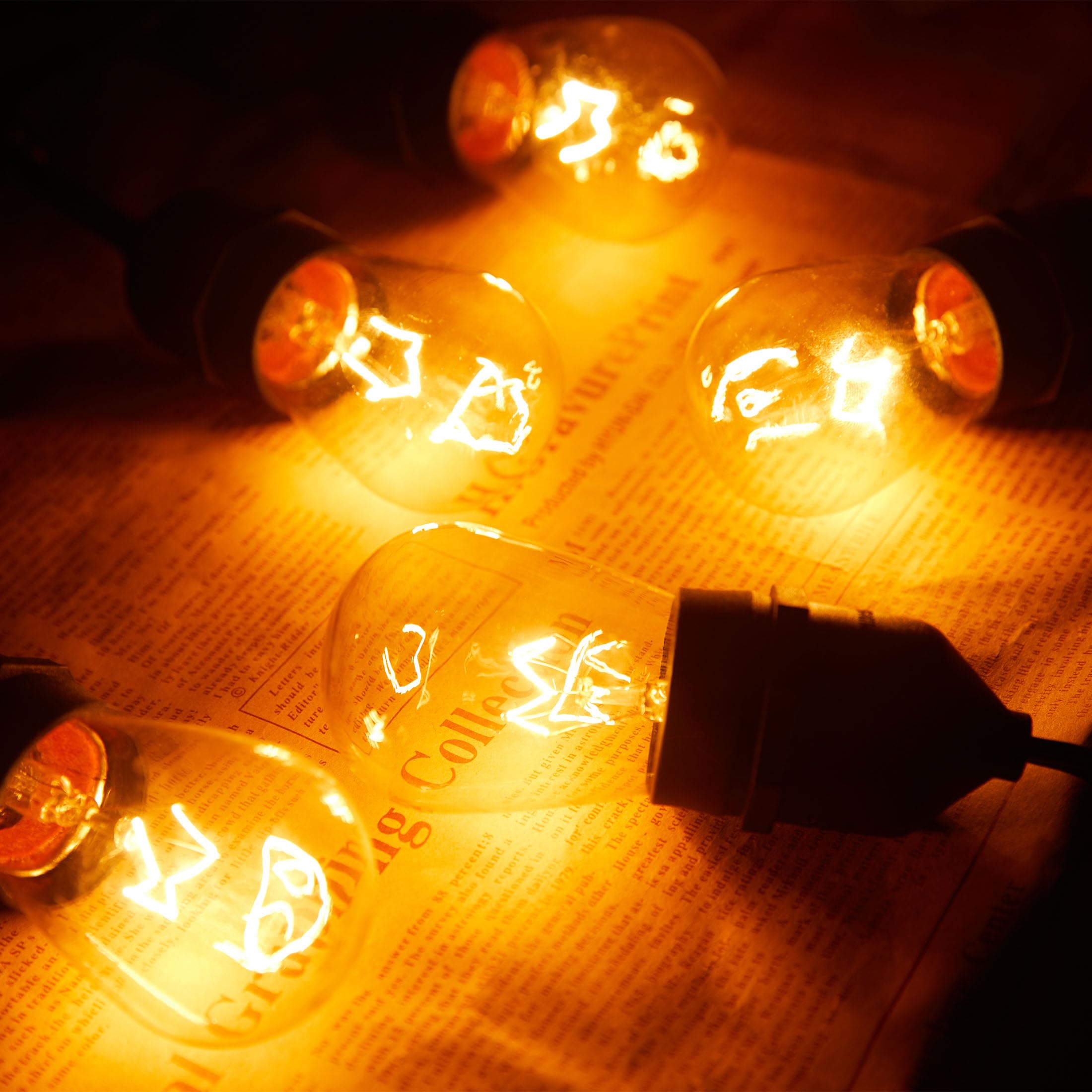 Minetom 20Pack S14 Replacement Light Bulbs - 11 Watt Warm Incandescent Edison Light Bulbs With E26 Medium Base For Commercial Gr