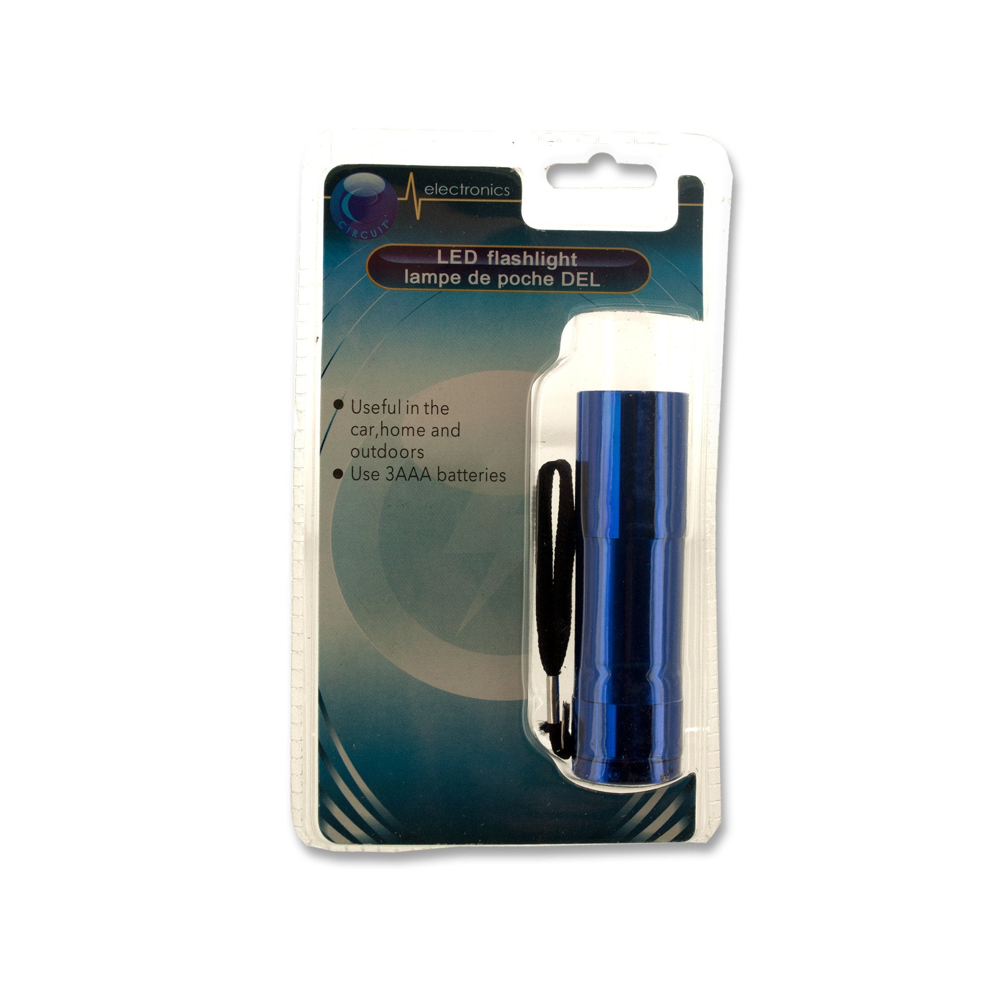 Kole Imports EC014 Pocket LED Flashlight - Assorted Color, Other Material