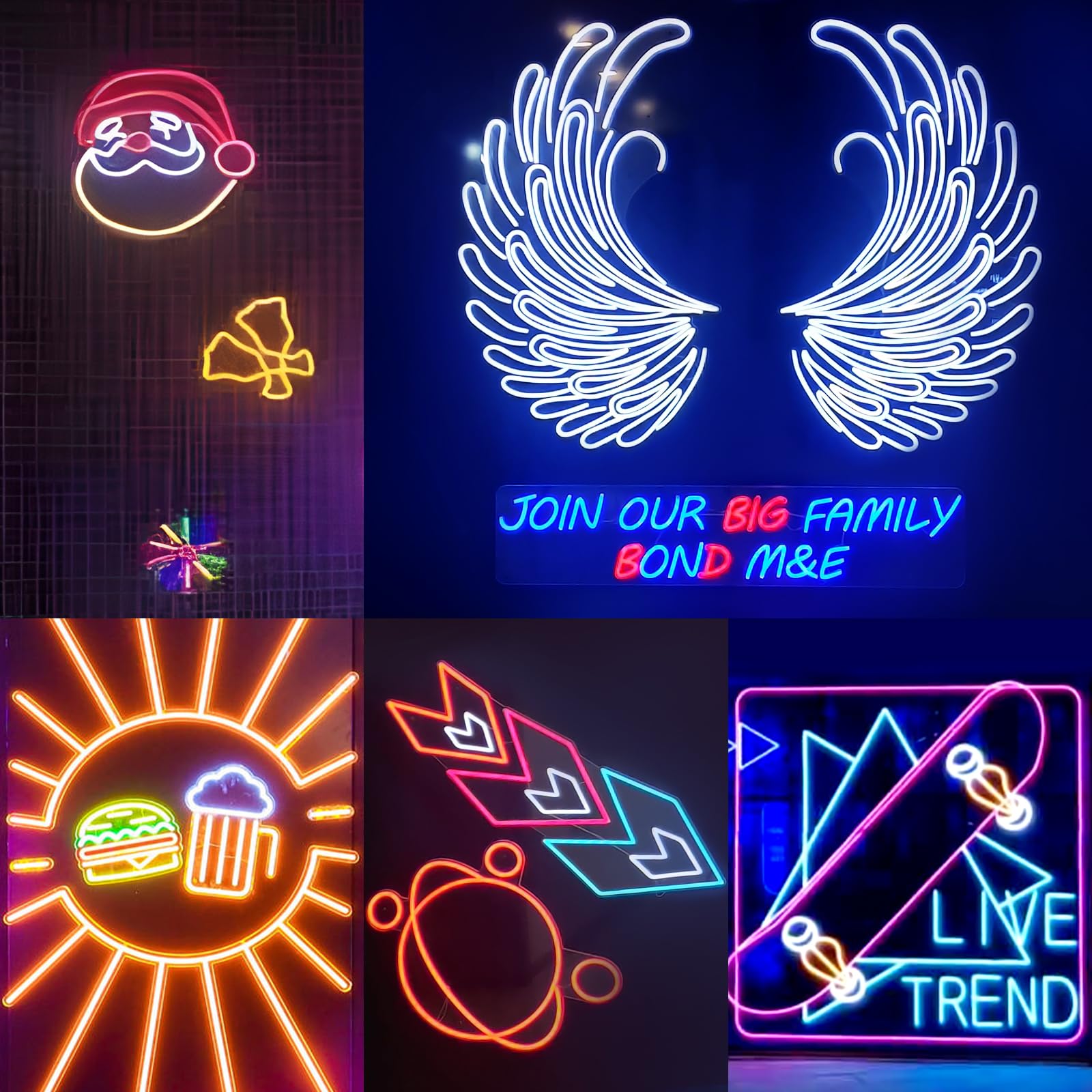 Kantutoe Led Neon Rope Lights, 16.4Ft Rgb Led Light Strip, 24V Music Sync App/Remote Control Diy Rope Light, Ip67 Waterproof Gam