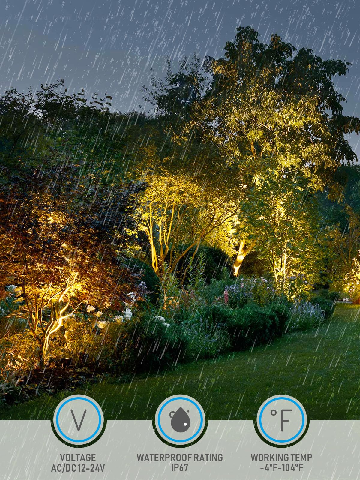 Leonlite 6W Well Lights Landscape Led In Ground Outdoor, Shielded Top, Low Voltage 12-24V Ac/Dc, Ip67 Waterproof Aluminum In-Gra