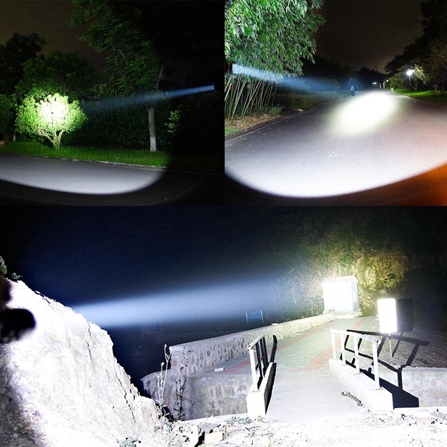 ODEAR LED Rechargeable Headlamp - Super Bright, Black, Model L11, Ideal for Mining, Camping, Hiking, Fishing