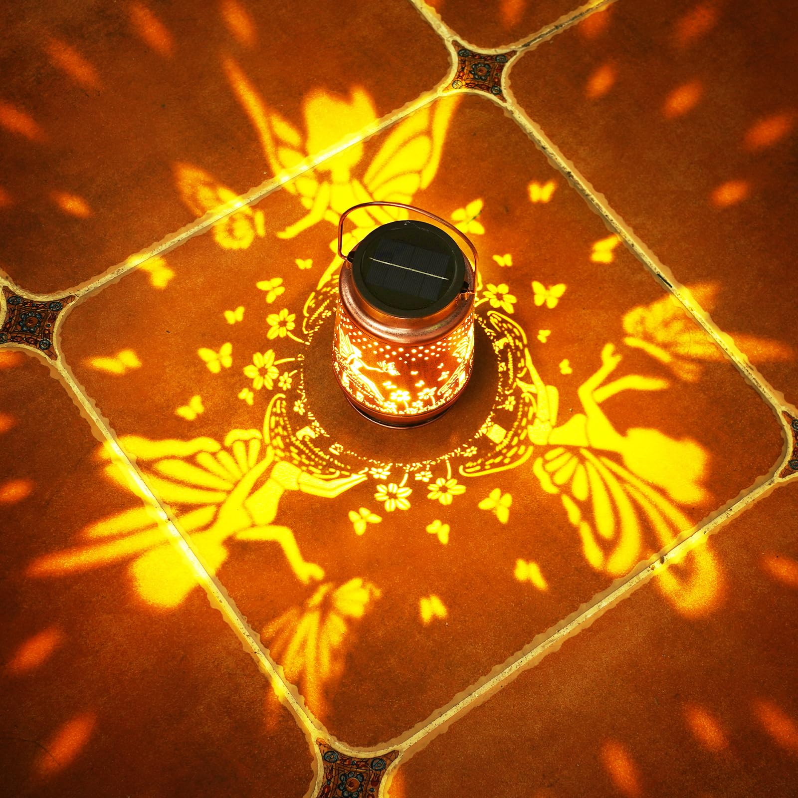 Homemory Christmas Gifts For Women Mom Grandma  Solar Lanterns Fairy Lights Outdoor Waterproof Garden Decor  Led Hanging Solar Lights For Yard  Patio  Backyard  Porch  Lawn