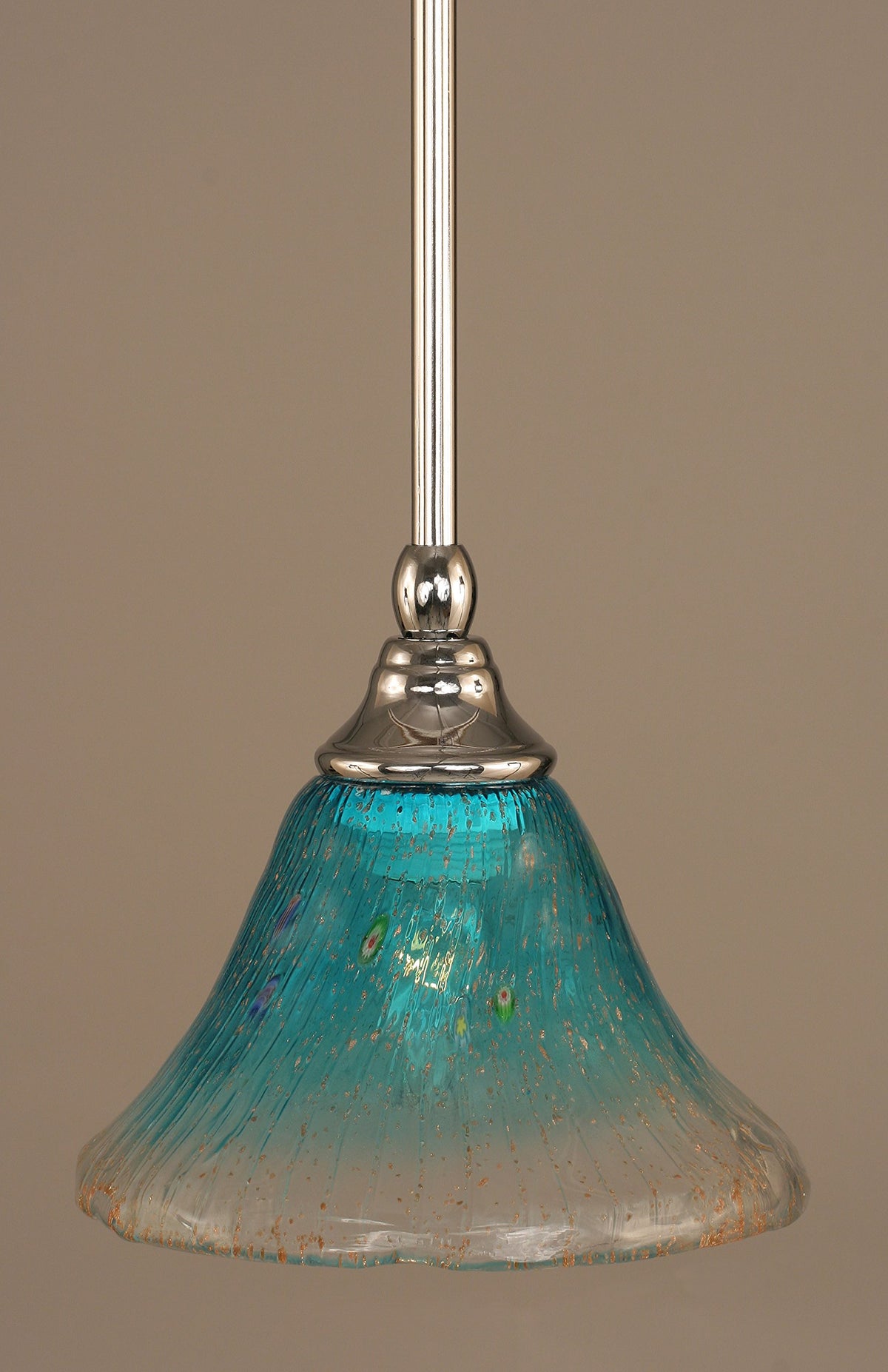 Toltec Lighting 1 Light Mini Pendant In Chrome (23-Ch-458)