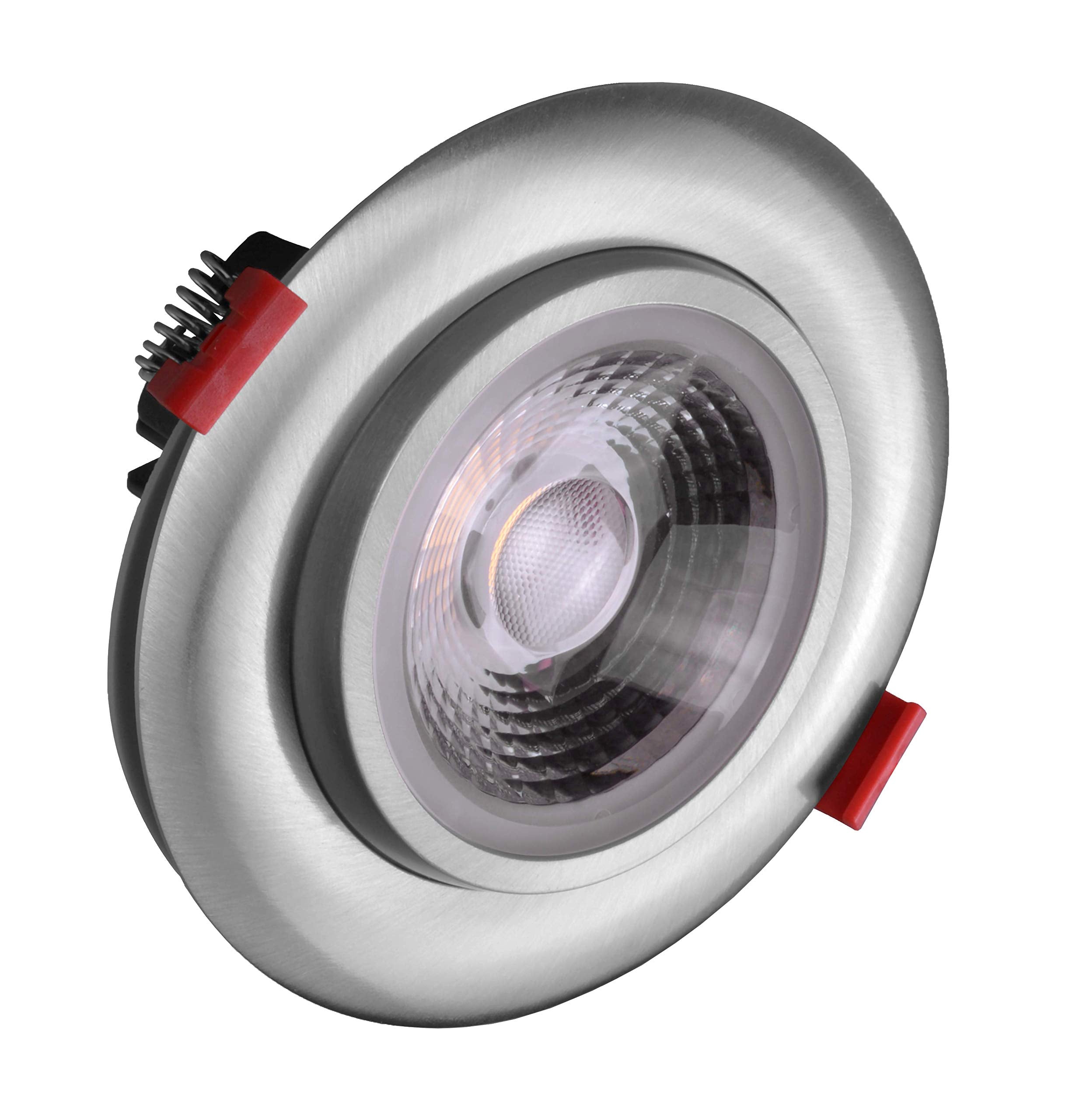 NICOR Lighting DGD411204KRDNK LED Downlights, Nickel
