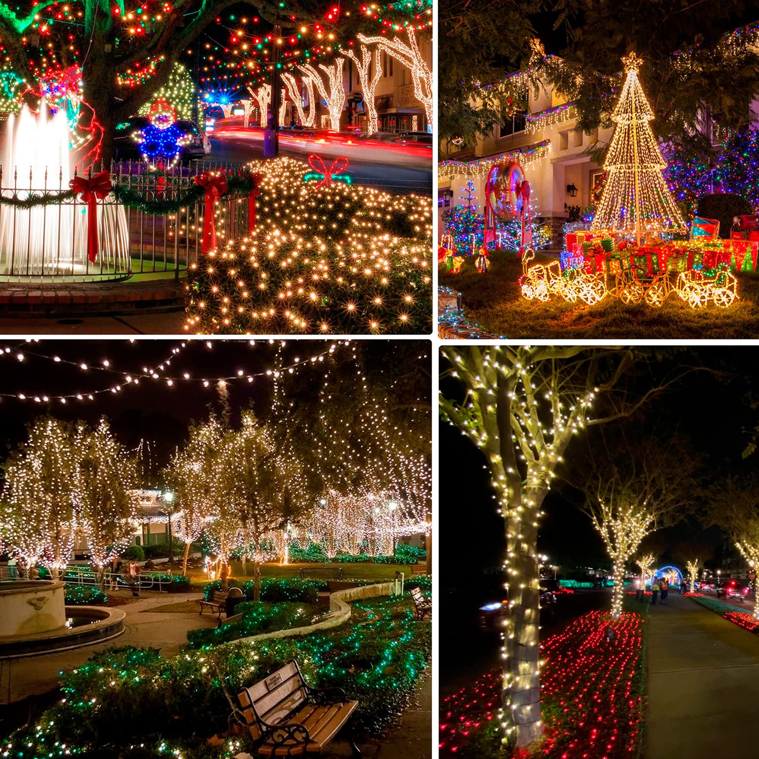 Dazzle Bright 20 Ft Battery Operated Fairy Lights, 60 Led Warm White Waterproof String Lights For Indoor Outdoor Decor