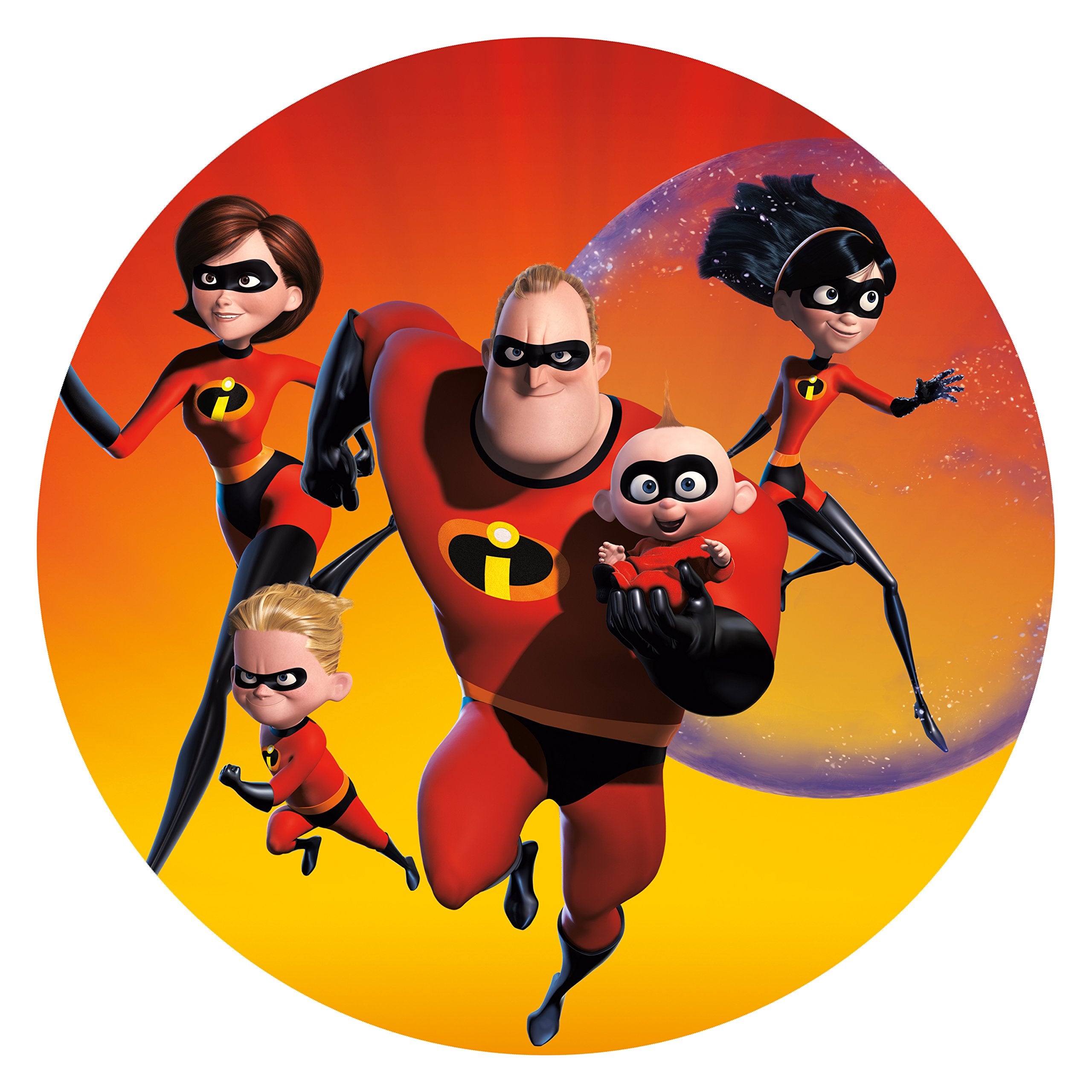STAR WARS Projectables Incredibles 2 LED Night Light, Dusk-to-Dawn Sensor, Red, Model 41247, Ideal for Bedroom, Nursery, or Bathroom