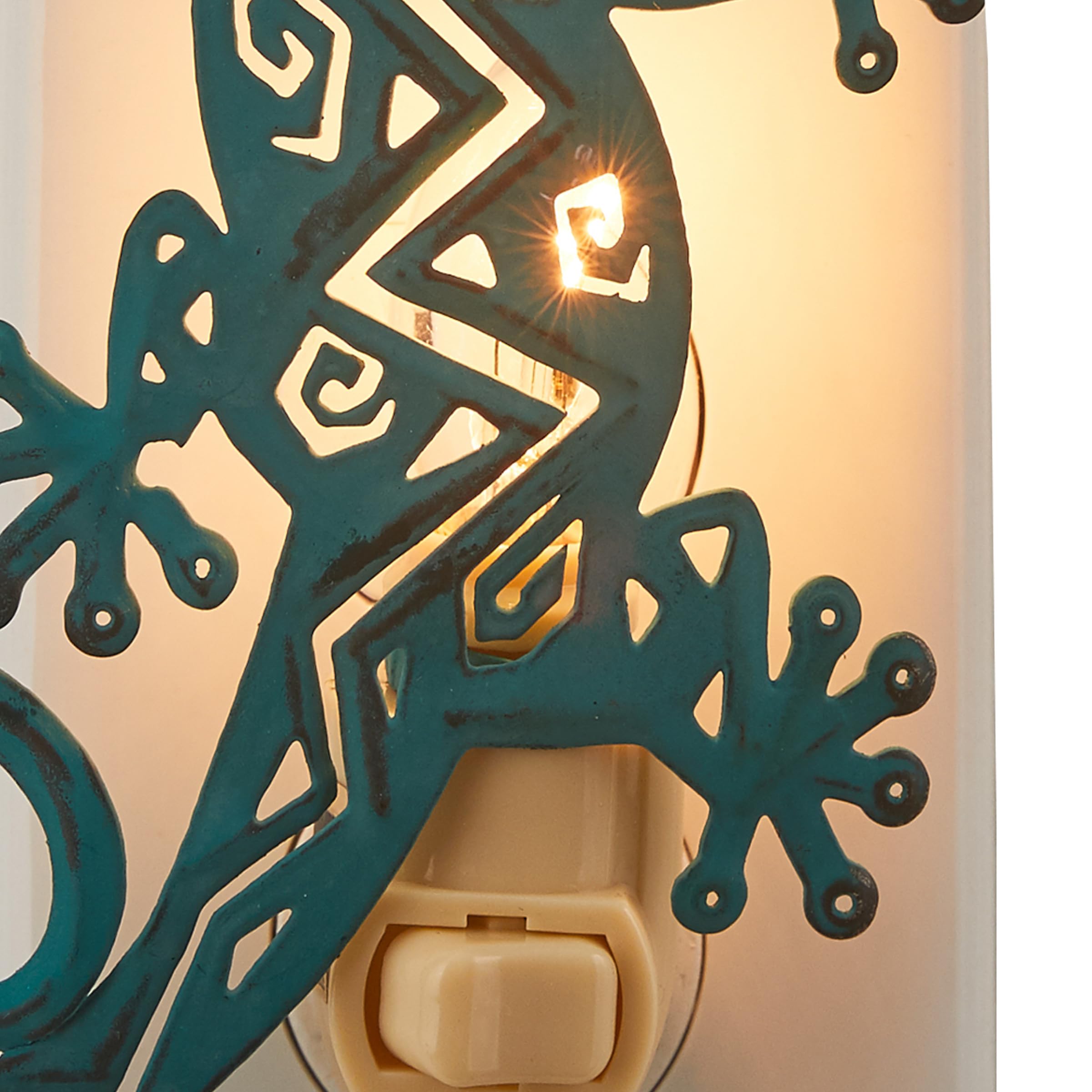 Park Designs Gecko Night Light - Turquoise