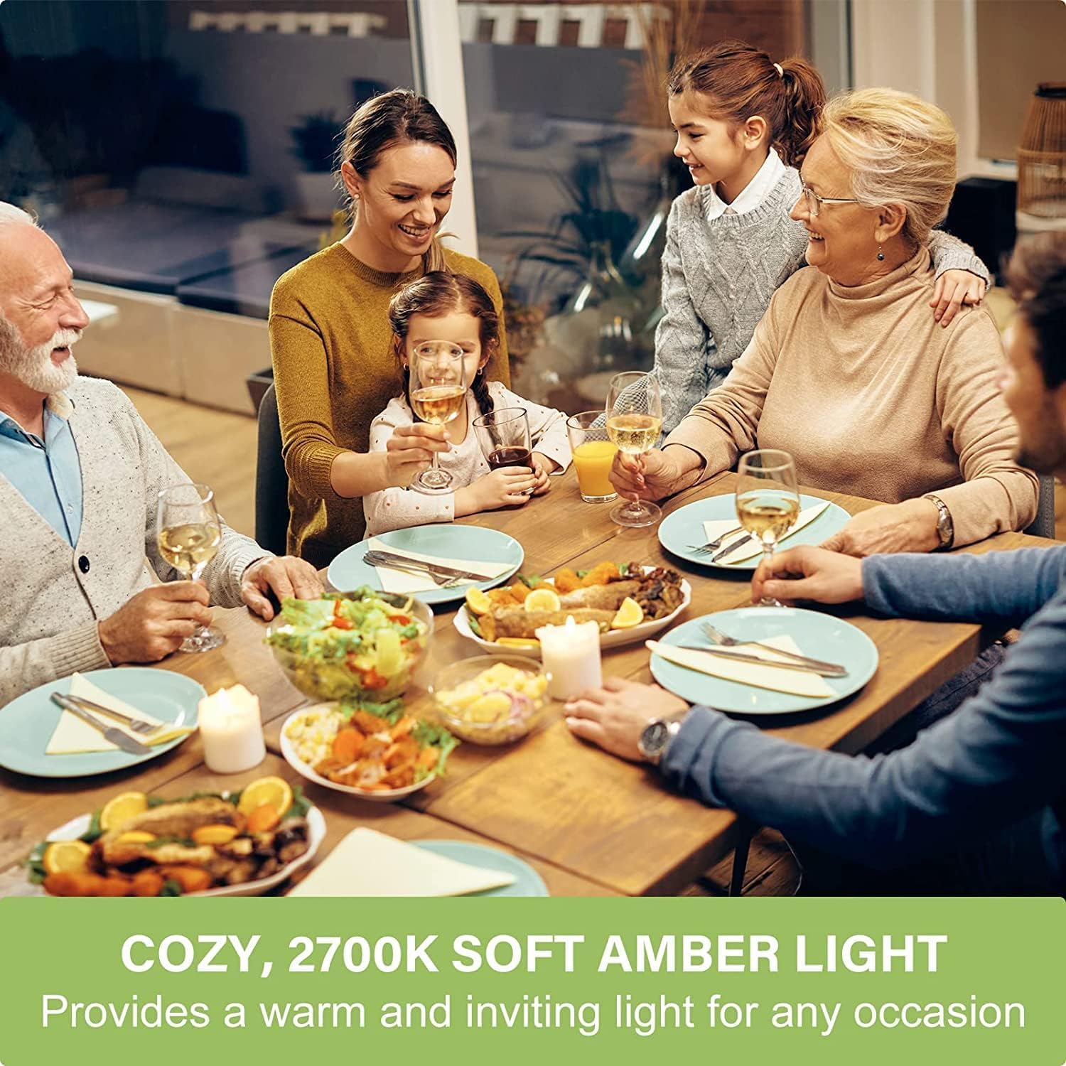 Sigalux Edison Bulbs, E26 LED Bulb 60 Watt Dimmable Vintage Light Bulbs, LED Filament Amber Light Bulb with 90 CRI, ST19 Antique