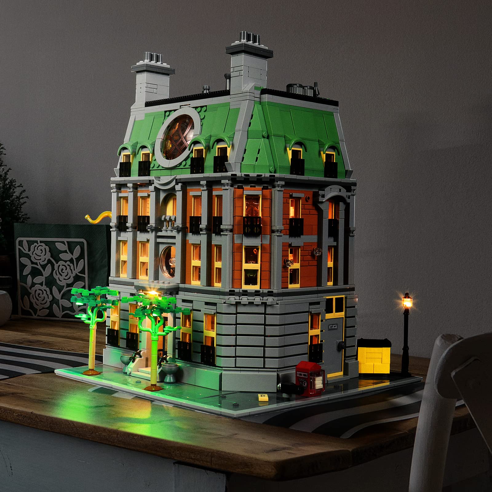 Brickbling Light Kit Compatible With Lego 76218 Sanctum Sanctorum, Well Hidden Lighting Compatible With Lego 76218, No Model