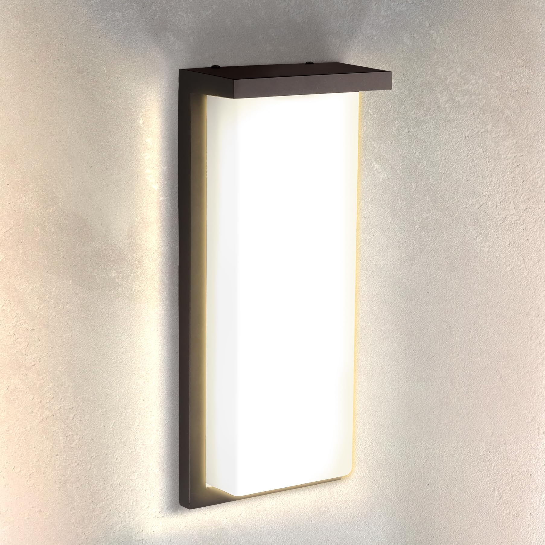 ASD LED Flush Mount Wall Light Fixture 20W 1900LM 3000K-5000K 14 Inch Oil-Rubbed Bronze Model A-LWS23-14D20CC