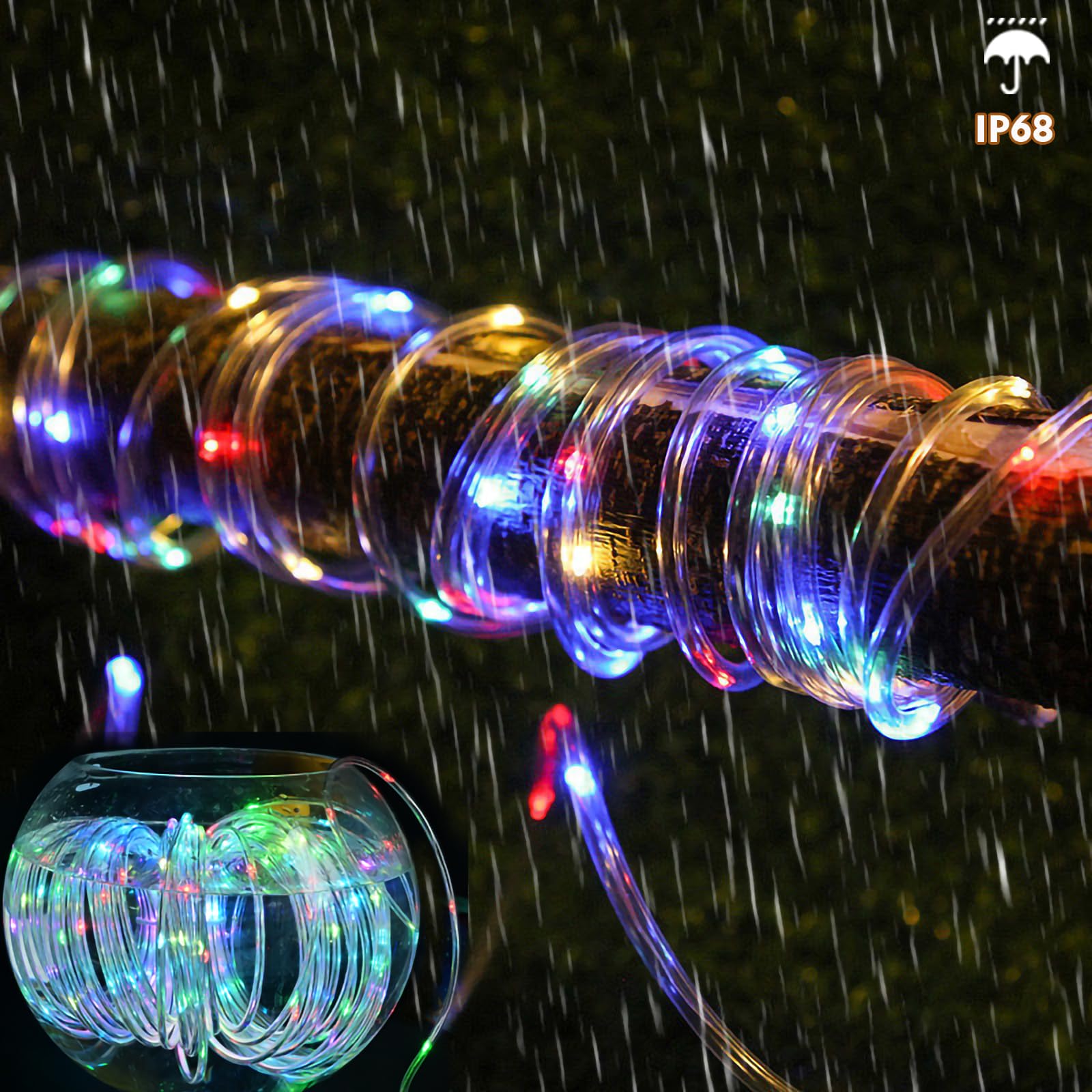 Hahome 99Ft Led Rope Lights, 300 Color Changing Waterproof String Lights For Indoor/Outdoor Décor
