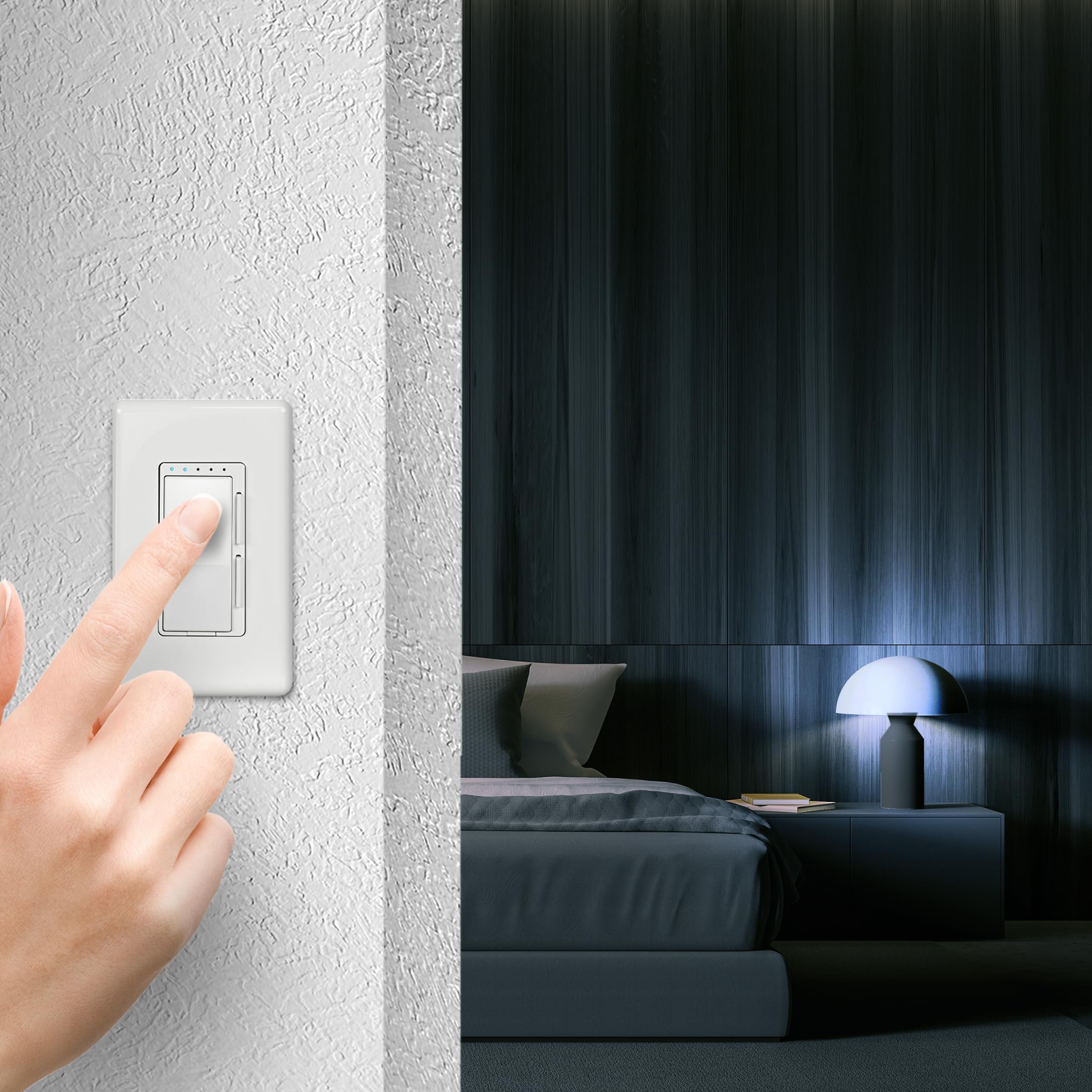 Feit Electric LED Intellibulb A19 Timer Light Bulb - 60W Equivalent, 800 Lumen, 15 Year Life, Soft White & Daylight, Model OM602C