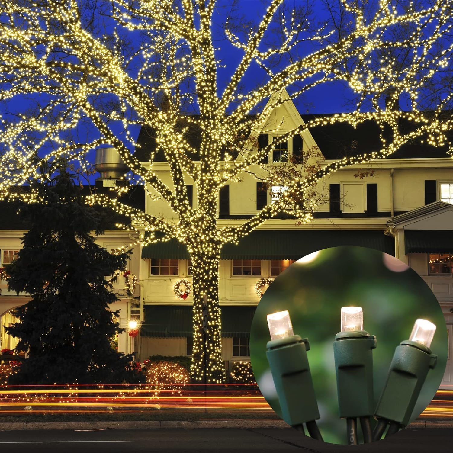 Lamphome 150 Count Warm White- String Lights - Led Christmas Lights, Mini Led Lights For Indoor Outdoor Home Holiday Party Wedding Independence Day Decoration