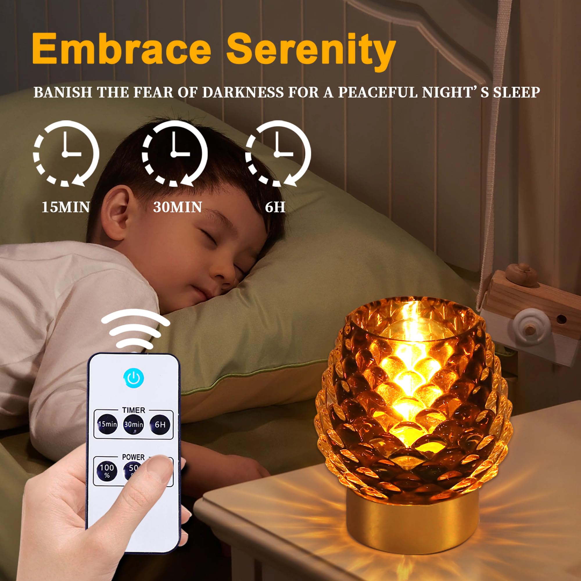 MiuBrty Battery Operated Table Lamp with Timer and Remote Control - Elegant Cordless Design for Home Decor, Perfect for Living R