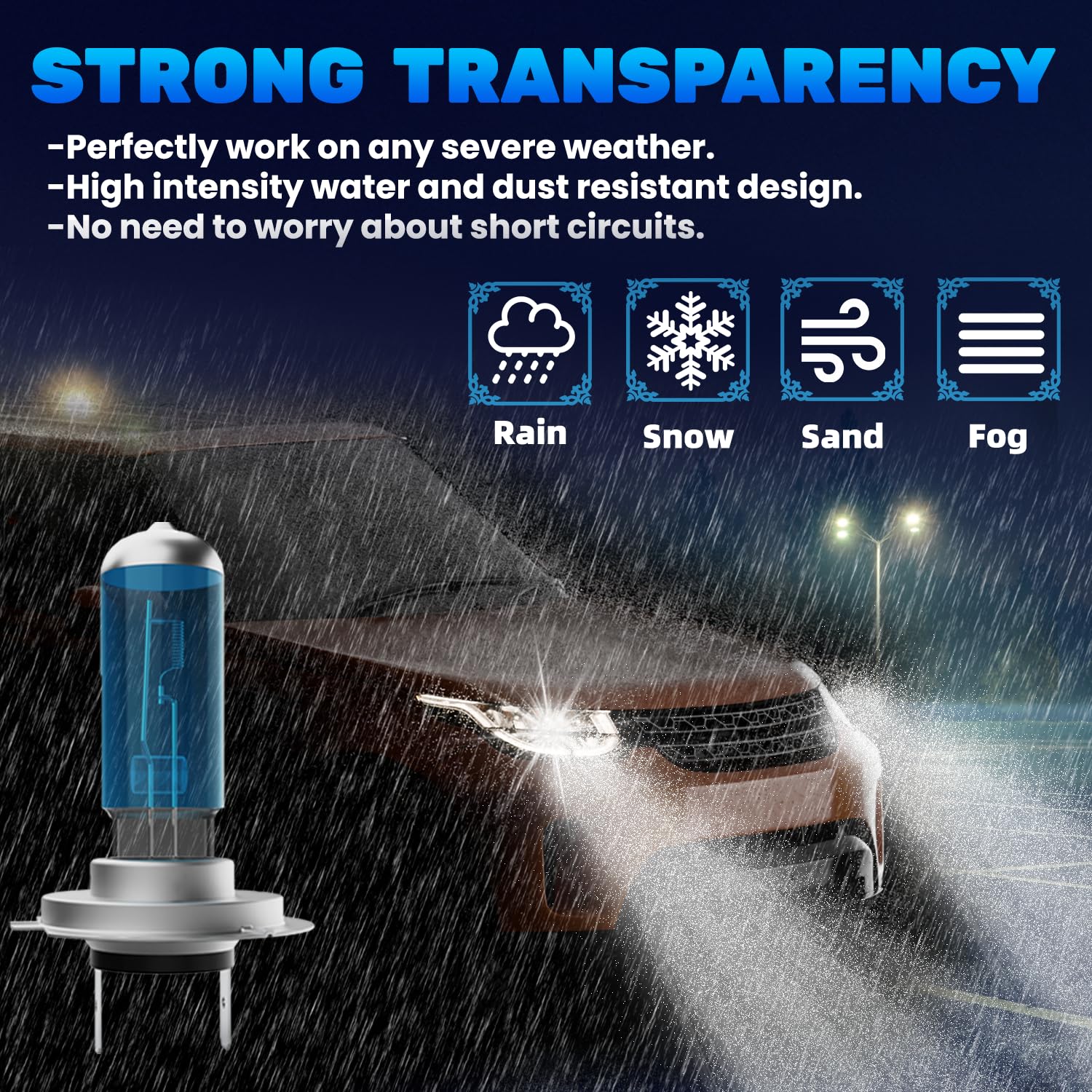 TTDBDAN Headlights Fit for 2011-2014 Hyundai Sonata Halogen Headlight Bulbs,H7 High Beam & H7 Low Beam Headlight Bulbs Kit,Plug