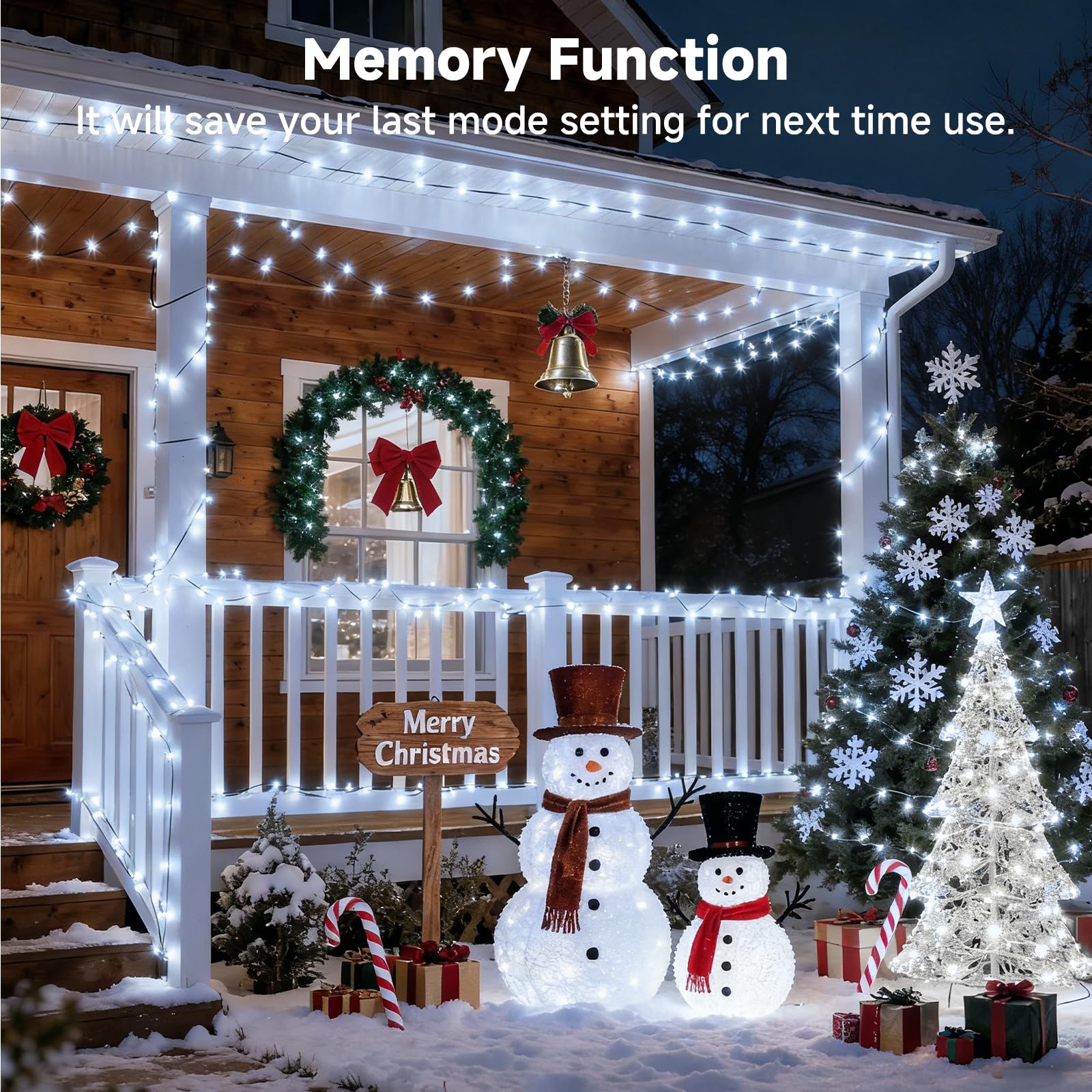 Mlambert 1500 Led Christmas Lights 492Ft  Outdoor Waterproof Dimmable Fairy Lights With Remote  8 Modes Indoor Lighting For Holiday D?Cor  Cool White