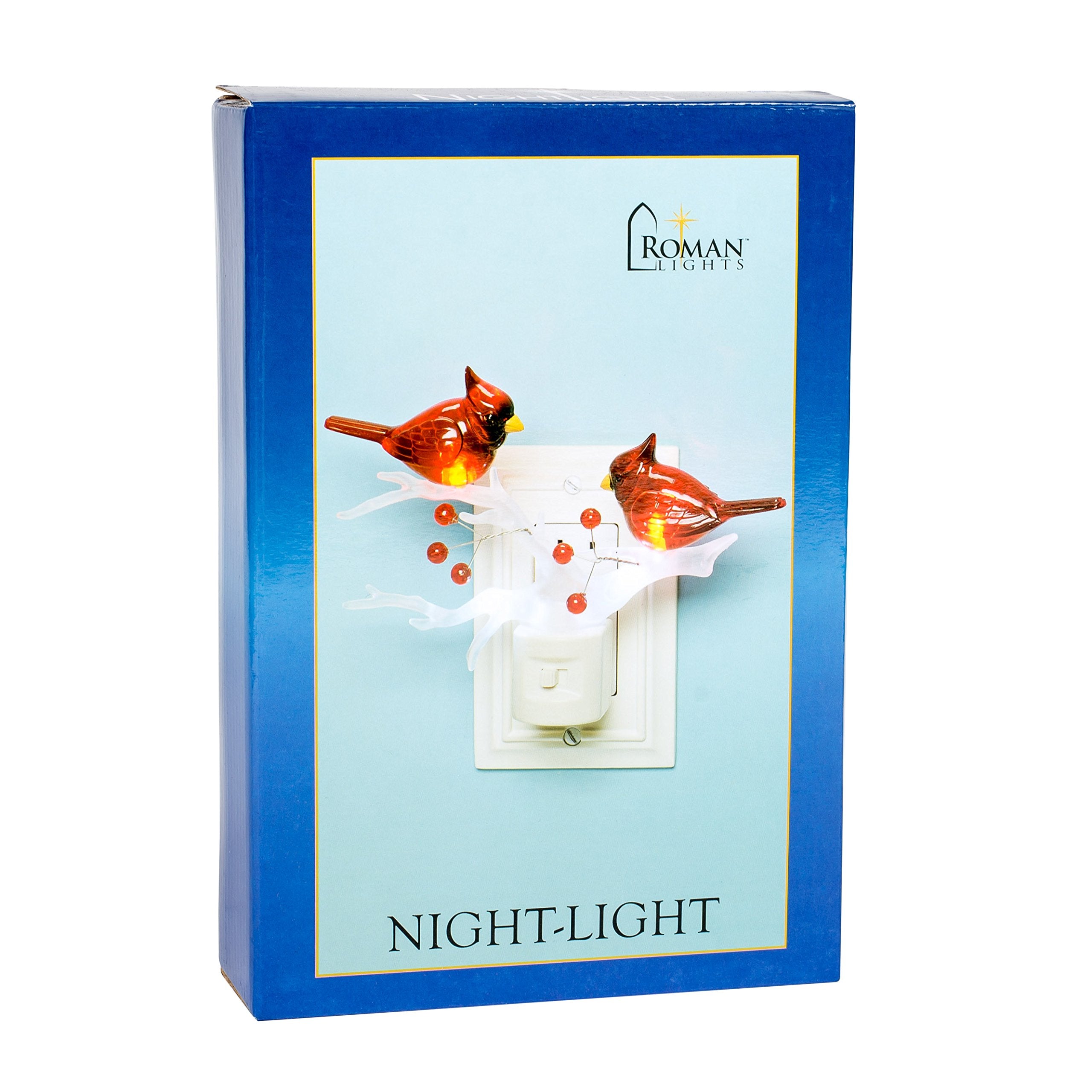 Roman Cardinals on Branch Night Light - Thumbnail 4