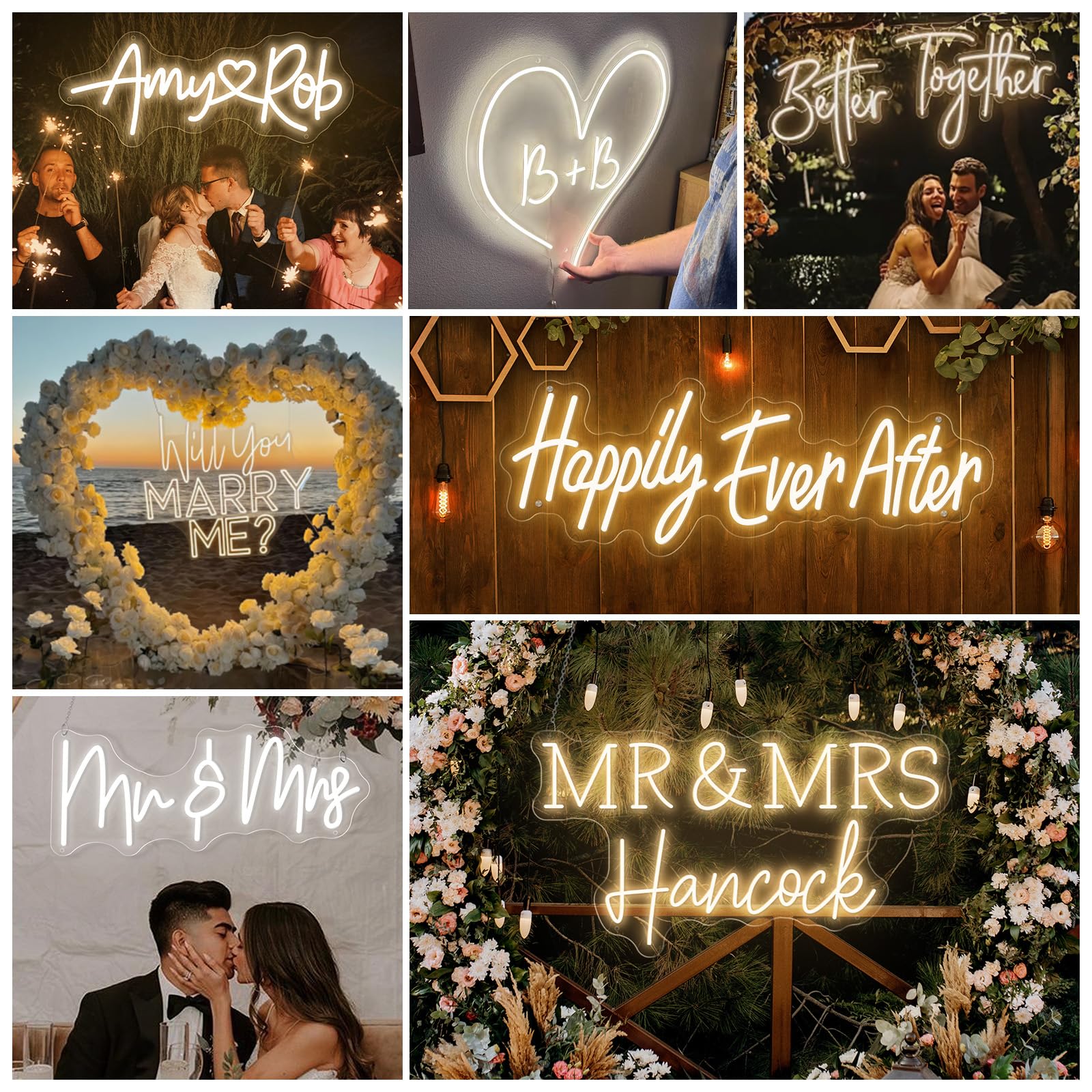 Custom Neon Sign, Neon Sign Customizable for Wall Decor, Neon Name Sign Personalized for Birthday Wedding Gifts, LED Neon Sign f