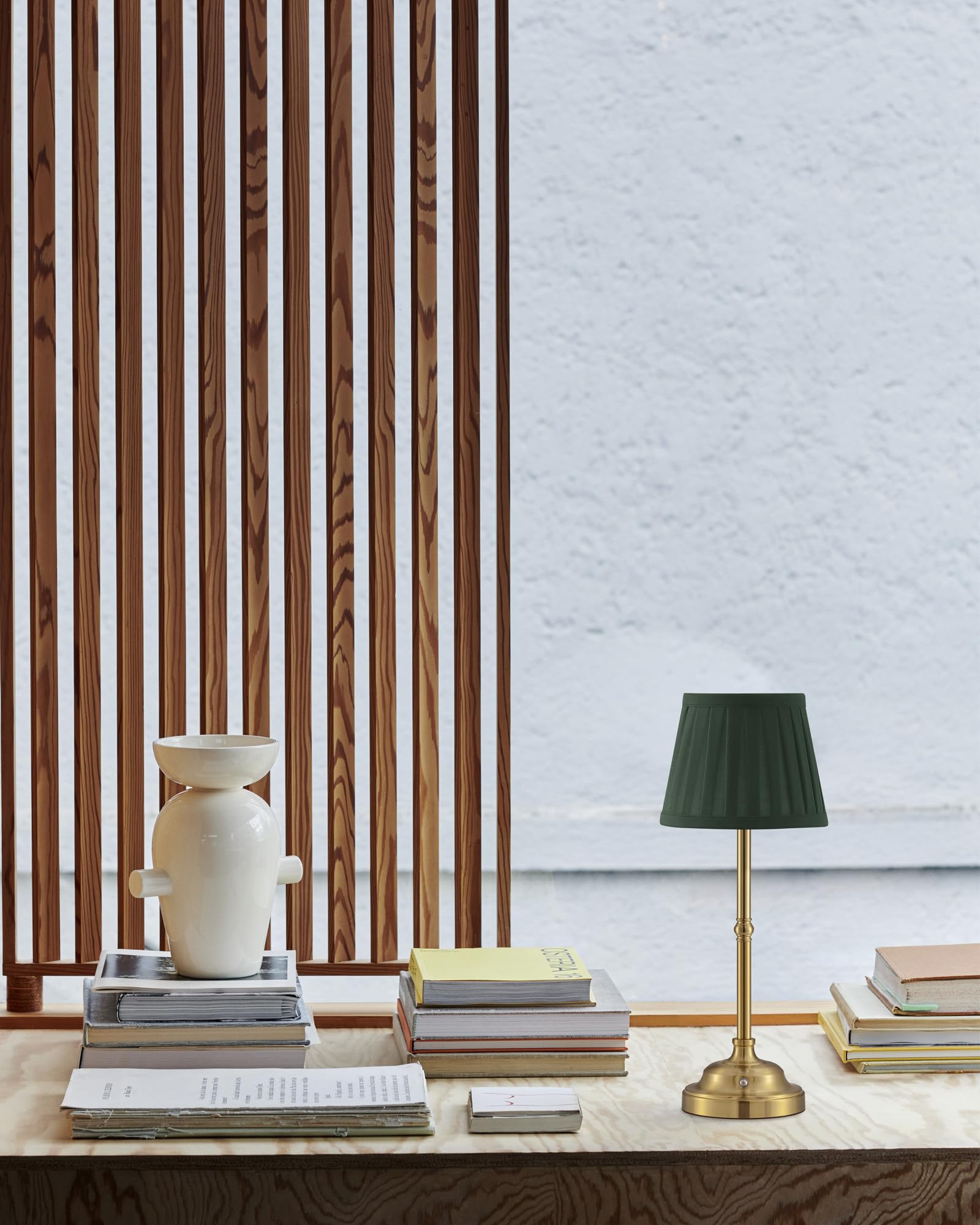 Kdg Cordless Led Table Lamp Set Of 2  Portables Fabric Shade Desk Lamps  4000Mah Rechargeable Battery Powered Lighting  Dimmable Light For Dining Room  Bedroom  Bedside  Night Light  Balcony (Green)