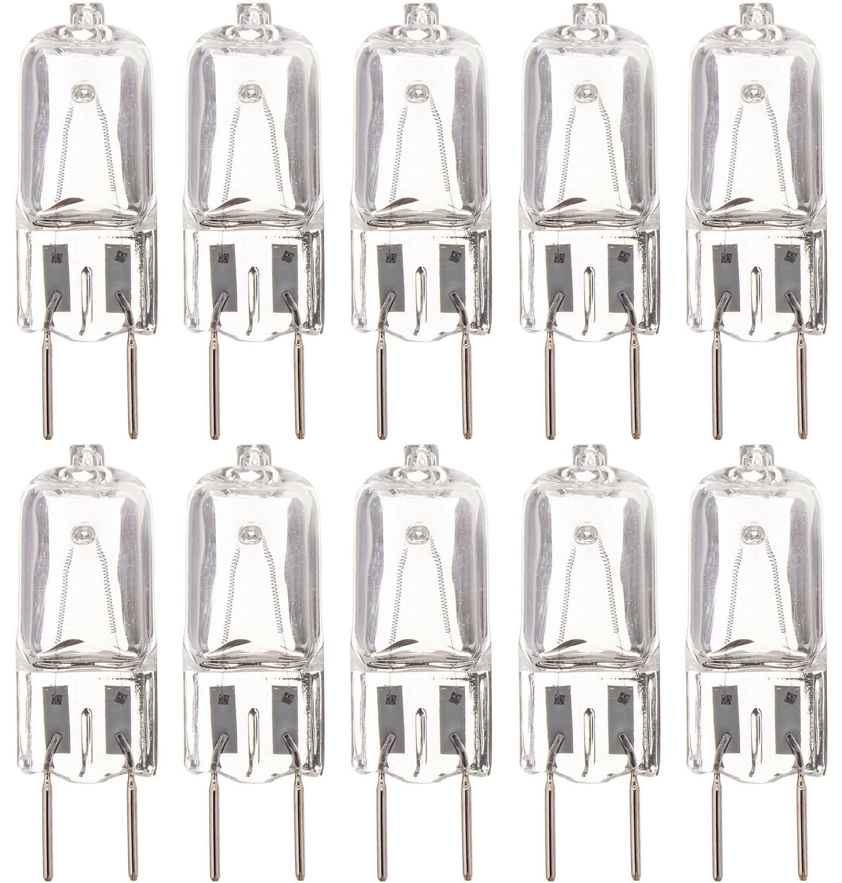 Anyray (10)-Pack Replacement Light Bulb 120V 50-Watt For Wb08X10051 Microwave Wb08X10057 50W