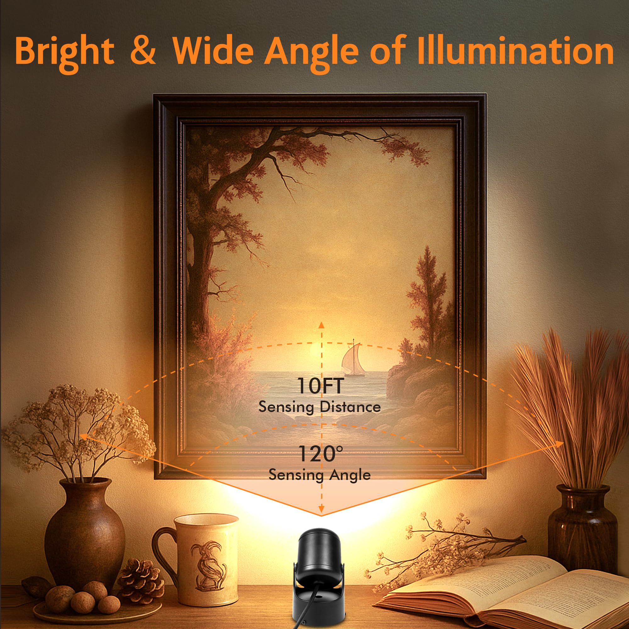 Kandicyar LED Spot Lights Indoor 7W Dimmable with Remote Control, Black, Model KA0031A1, 3CCT Accent Lighting for Home Decor